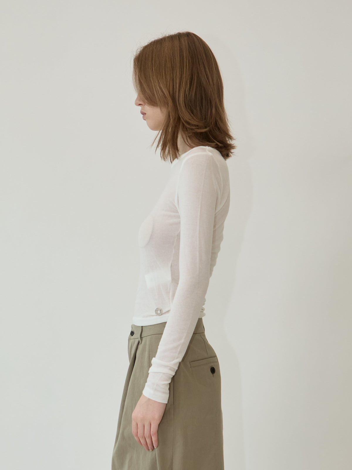 Kimhe Kim - Julia Layered Long Sleeve (Ivory) product image 4 | TRAB K-Fashion Australia