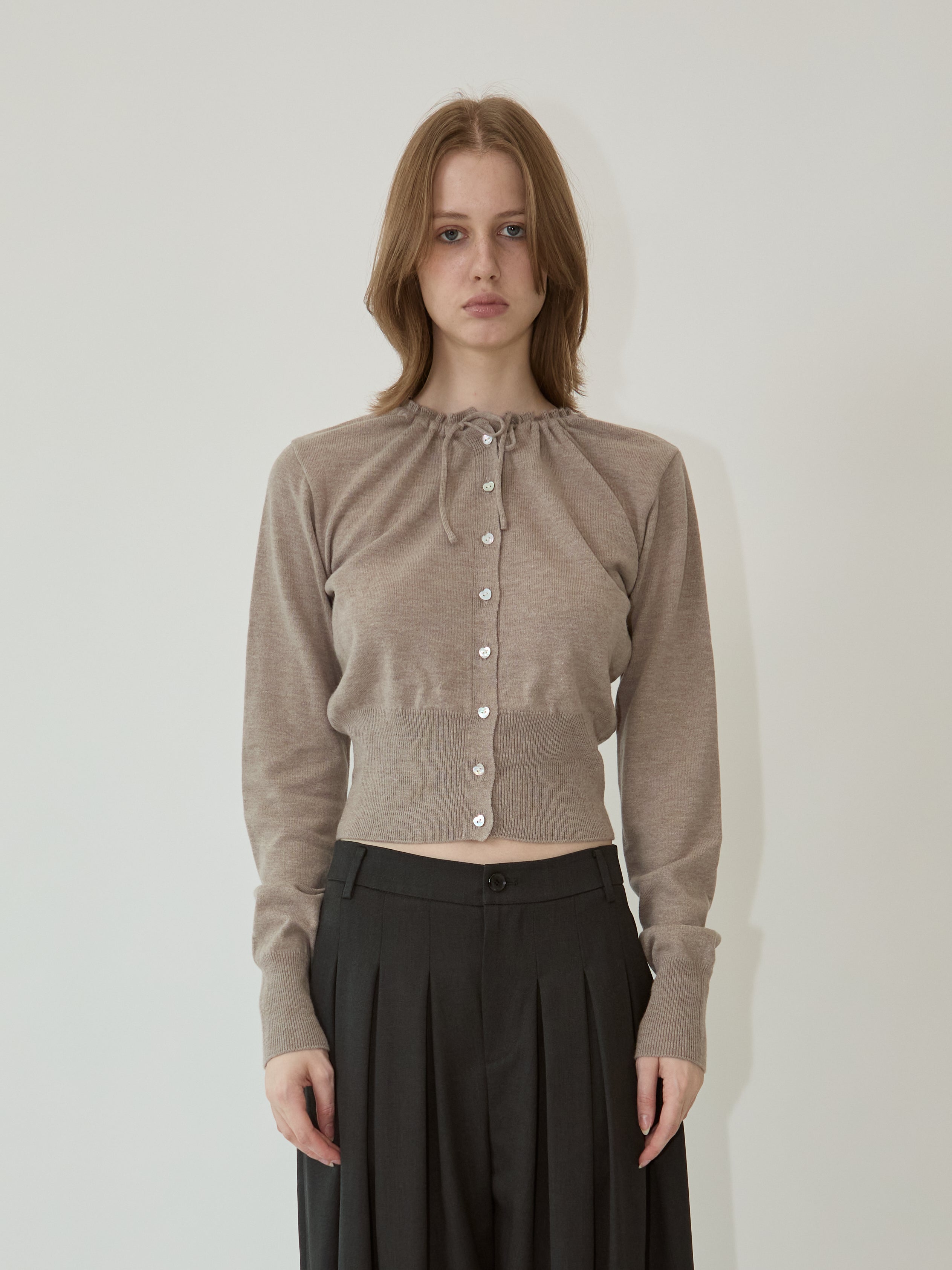 Kimhe Kim - Ella Cardigan (Brown) product image 2 | TRAB K-Fashion Australia