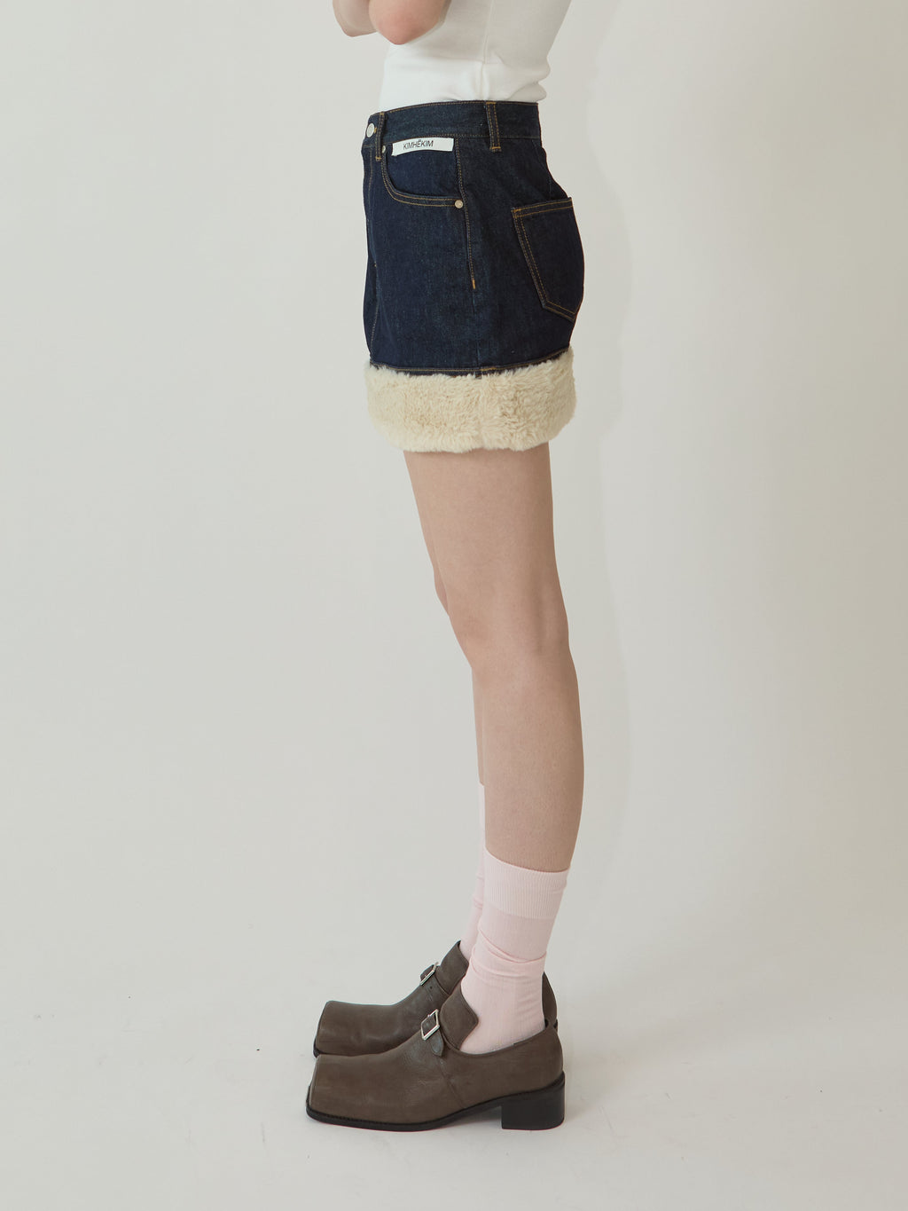 Kimhe Kim - Robin Denim Skirt (Blue) product image 4 | TRAB K-Fashion Australia