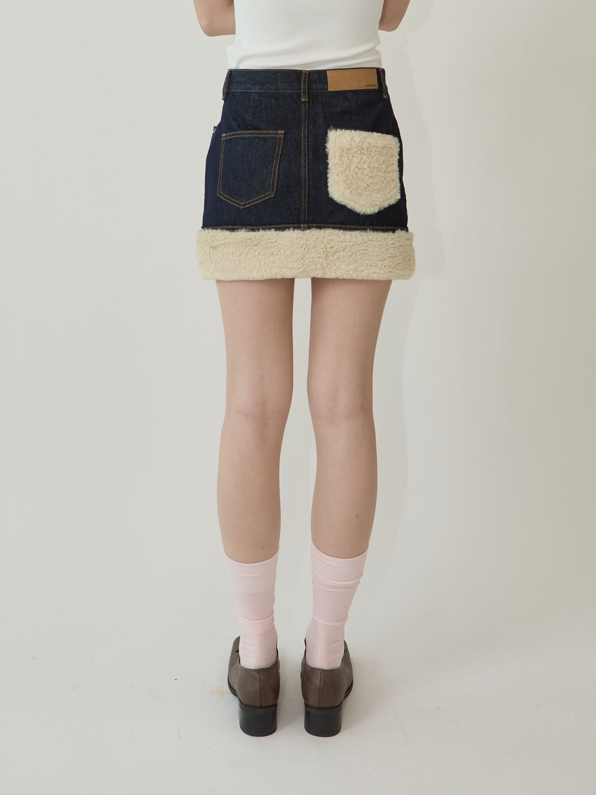 Kimhe Kim - Robin Denim Skirt (Blue) product image 5 | TRAB K-Fashion Australia