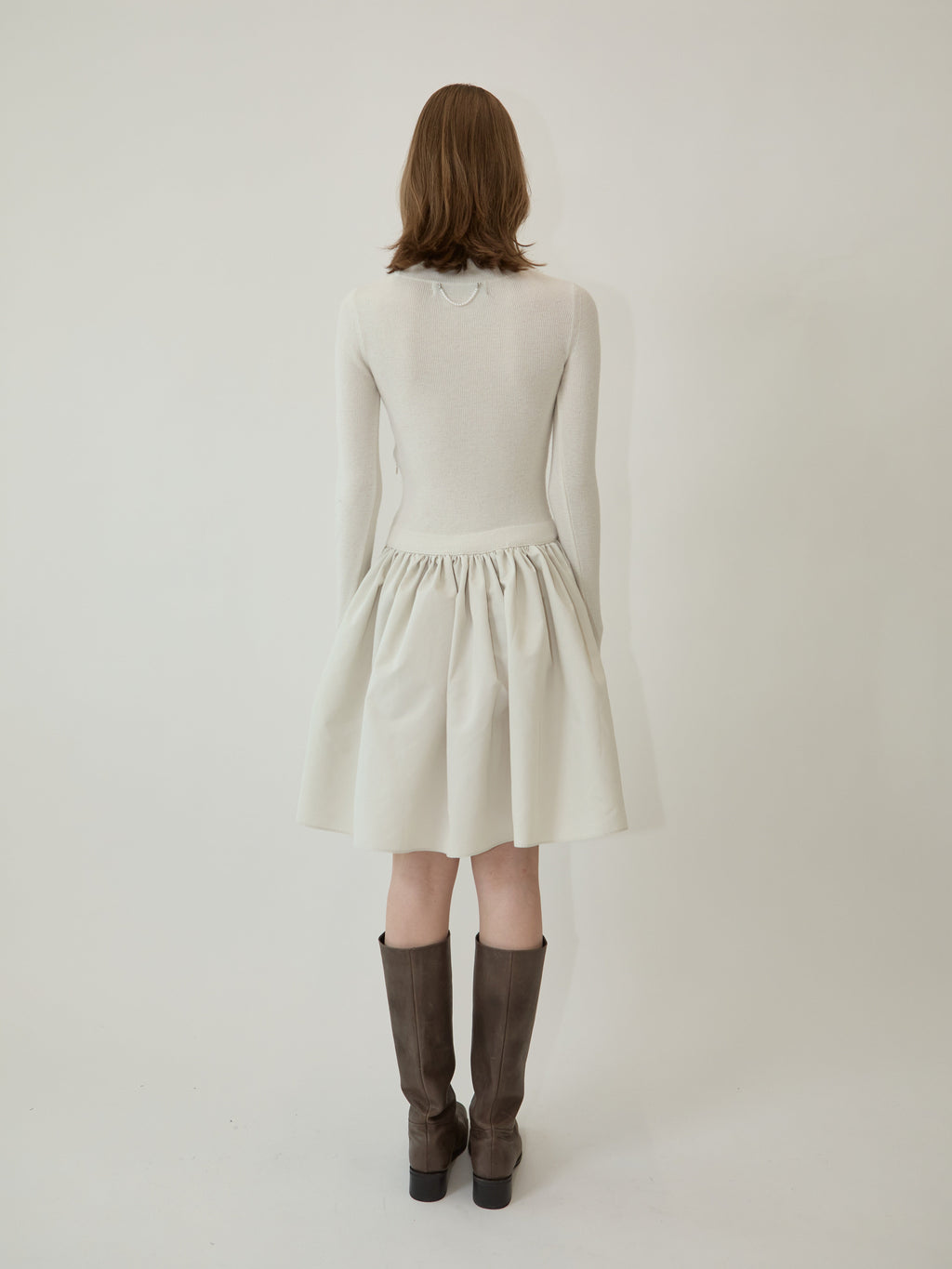 Kimhe Kim - Amelie Knit Dress (Ivory) product image 4 | TRAB K-Fashion Australia