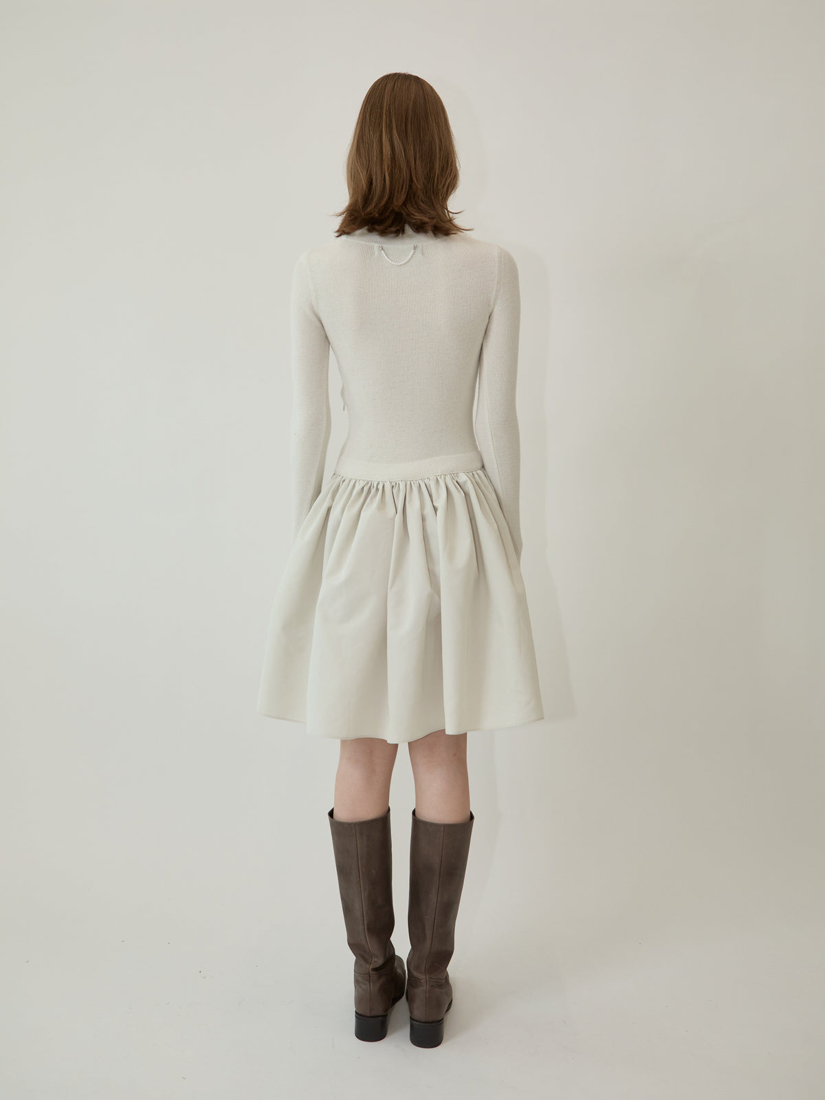Kimhe Kim - Amelie Knit Dress (Ivory) product image 4 | TRAB K-Fashion Australia