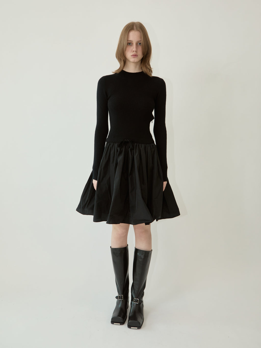 Kimhe Kim - Amelie Knit Dress (Black) product image 1 | TRAB K-Fashion Australia