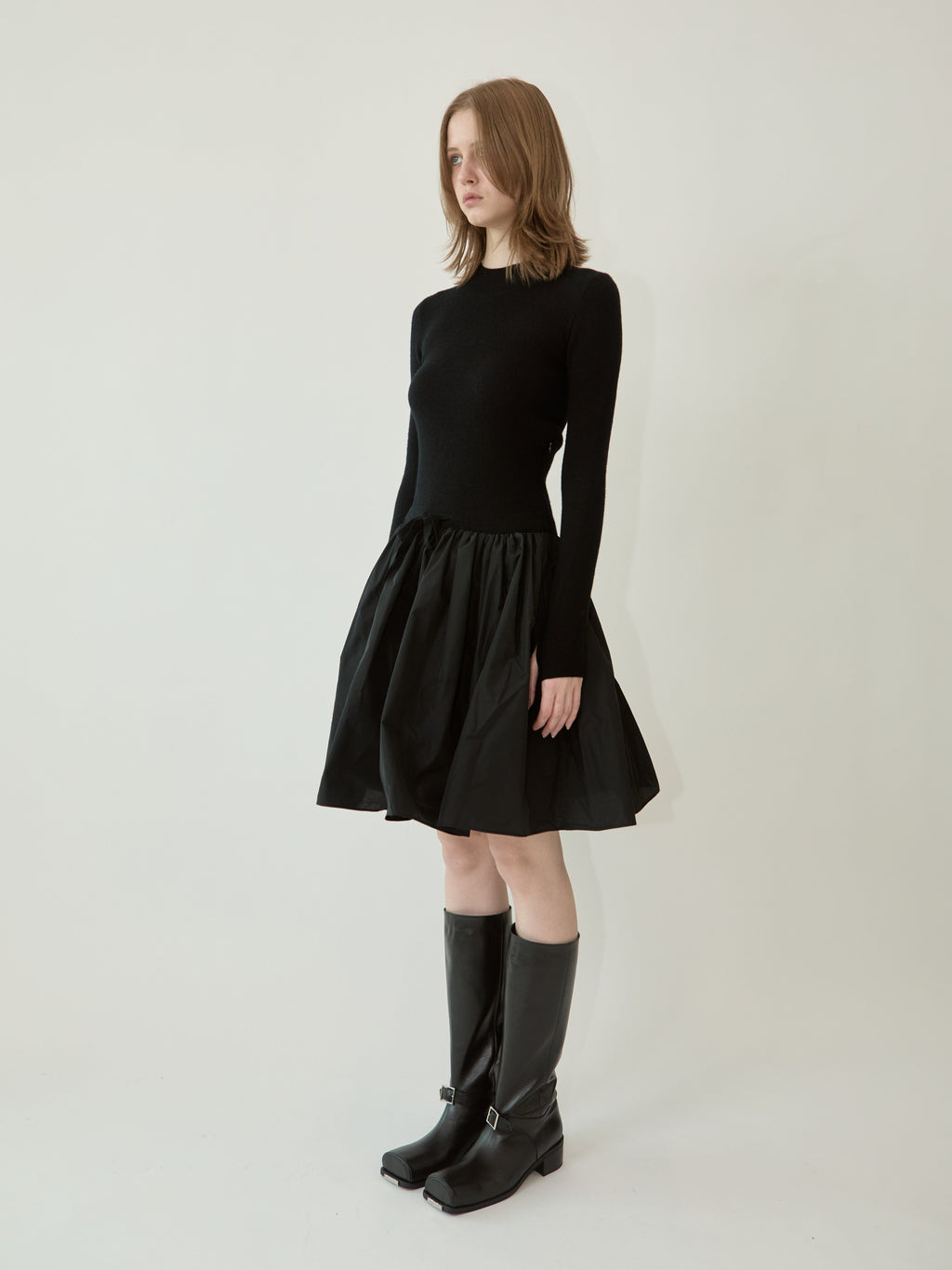 Kimhe Kim - Amelie Knit Dress (Black) product image 2 | TRAB K-Fashion Australia