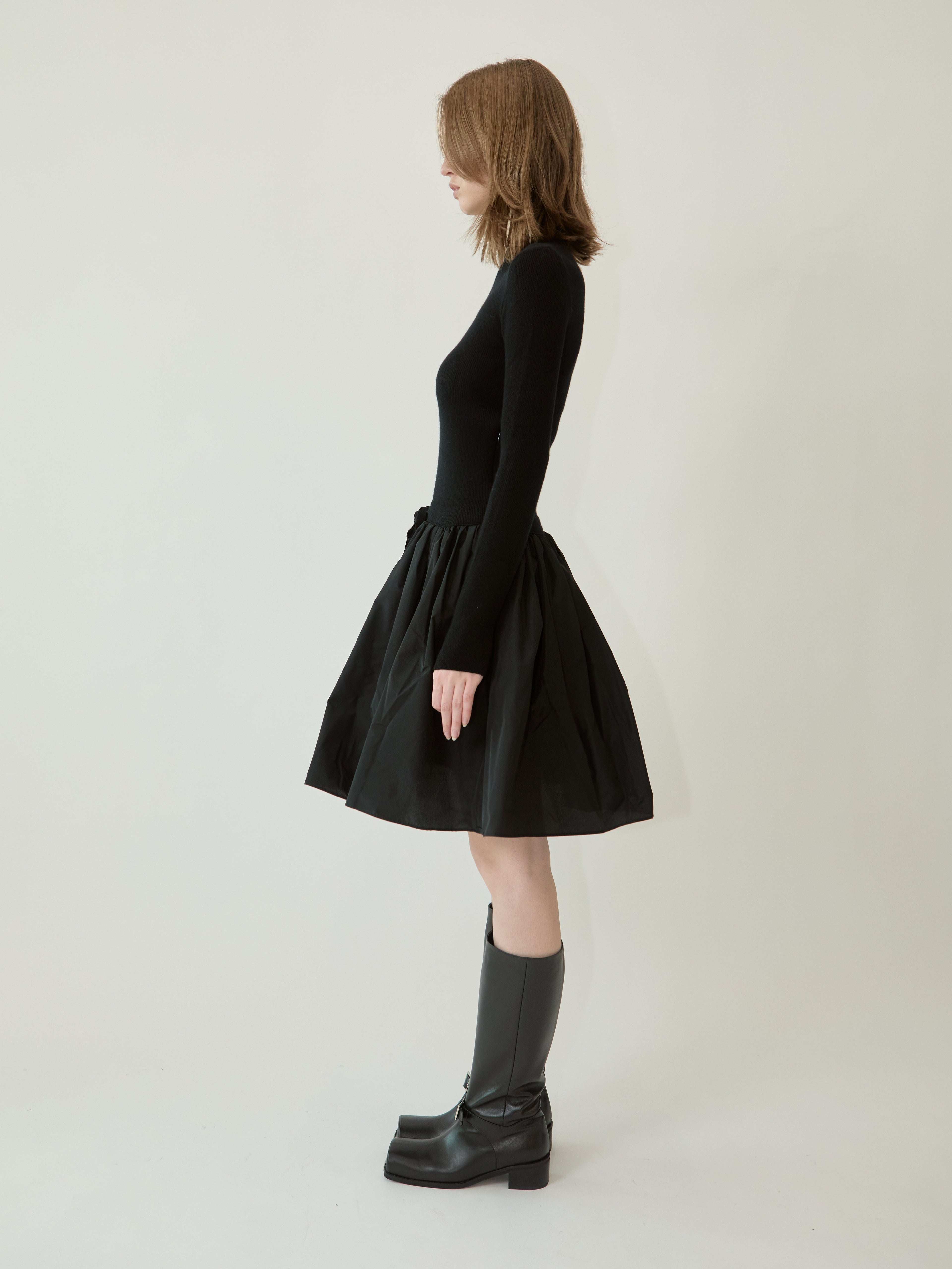 Kimhe Kim - Amelie Knit Dress (Black) product image 3 | TRAB K-Fashion Australia