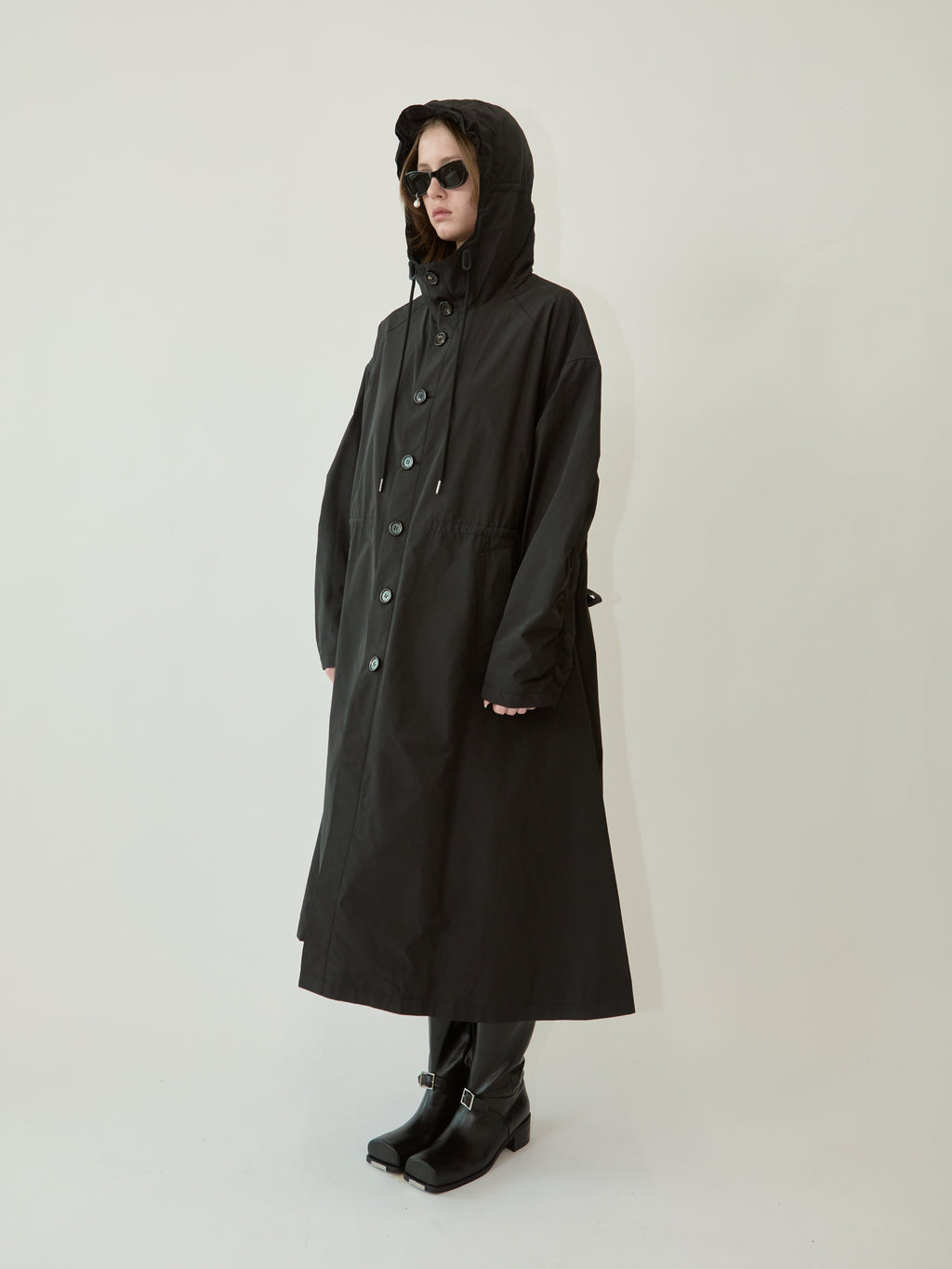 Kimhe Kim - Amelie Trench Coat (Black) product image 2 | TRAB K-Fashion Australia