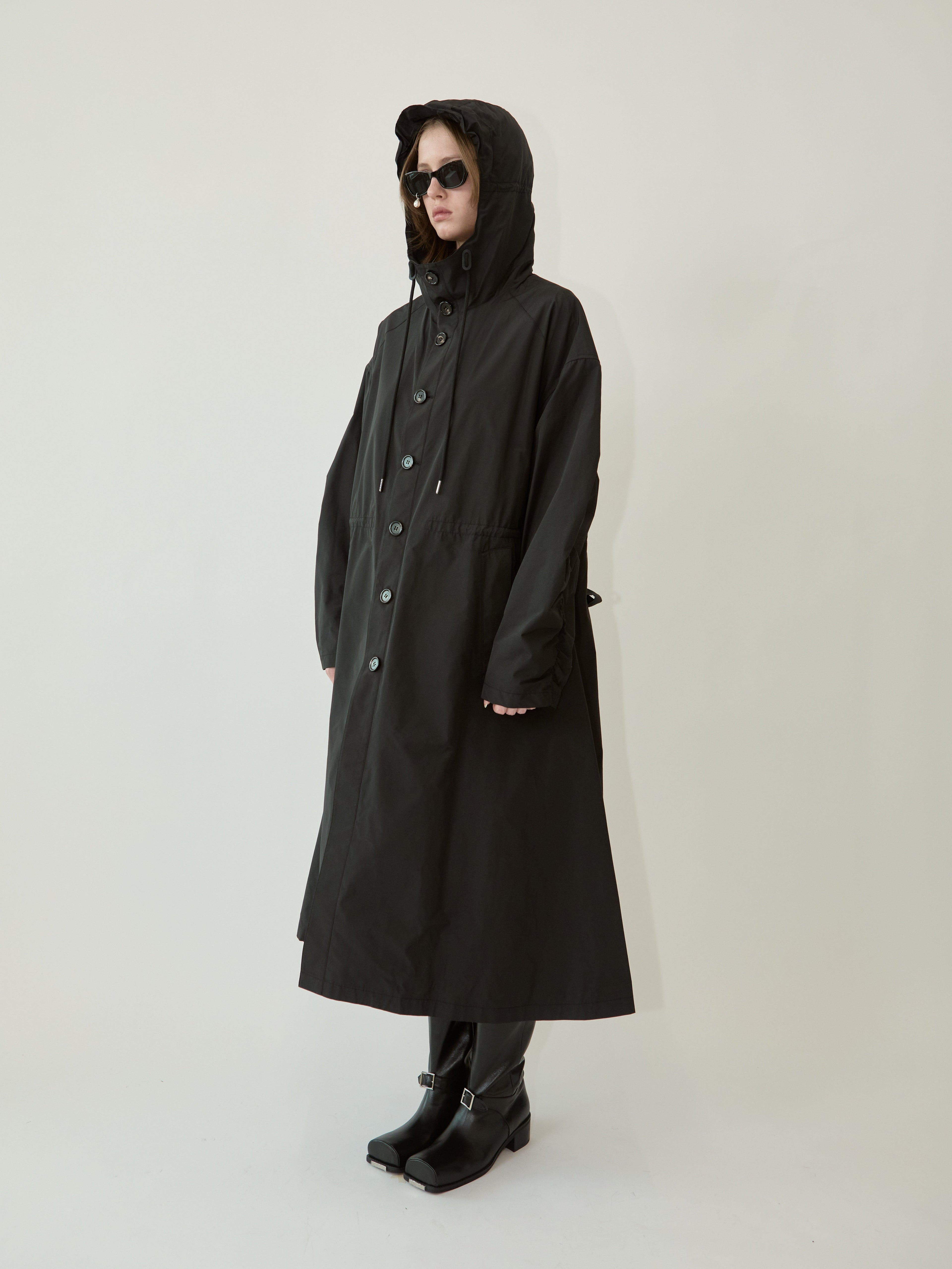 Kimhe Kim - Amelie Trench Coat (Black) product image 2 | TRAB K-Fashion Australia