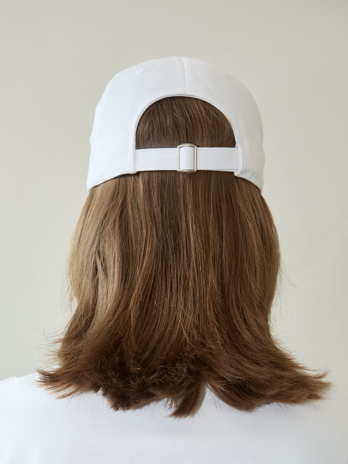 Kimhe Kim - Pearl Pierced Baseball Cap (White) product image 3 | TRAB K-Fashion Australia