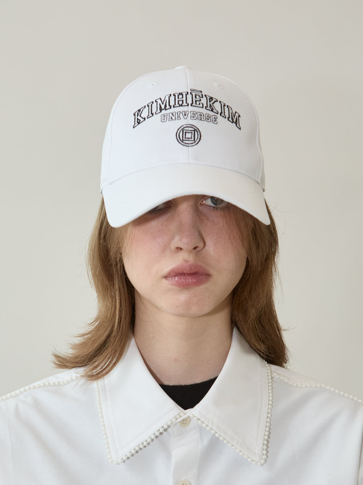 Kimhe Kim - Universe Baseball Cap (White) product image 1 | TRAB K-Fashion Australia