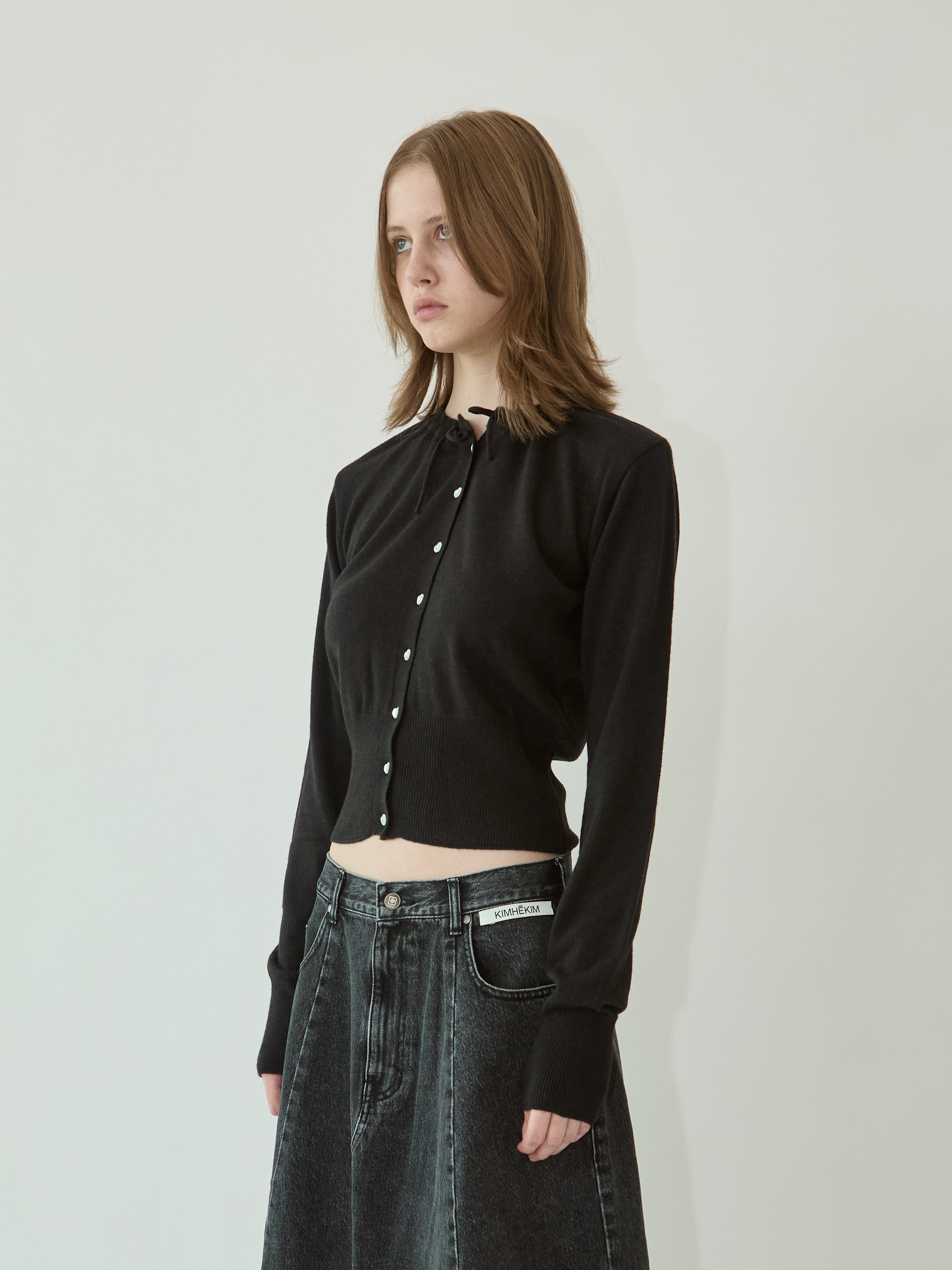 Kimhe Kim - Ella Cardigan (Black) product image 3 | TRAB K-Fashion Australia