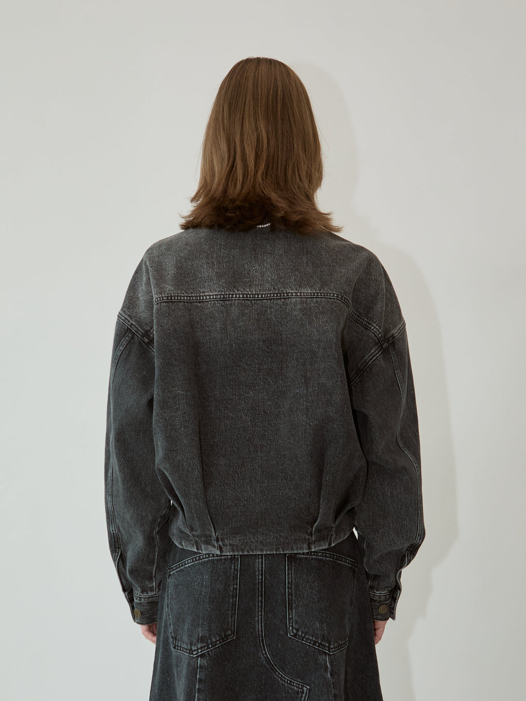 Kimhe Kim - Victor Denim Jacket (Black) product image 5 | TRAB K-Fashion Australia