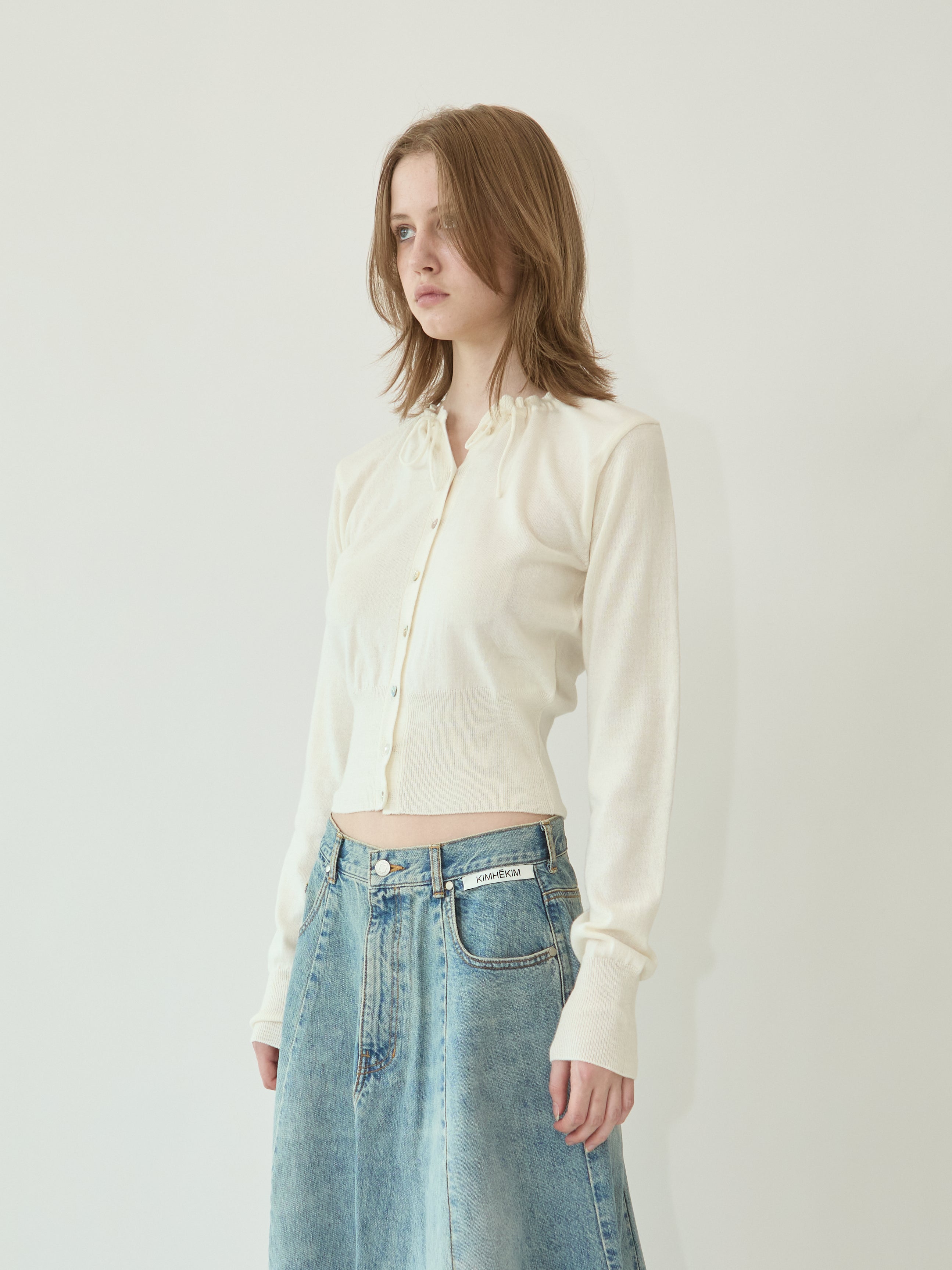 Kimhe Kim - Ella Cardigan (Ivory) product image 3 | TRAB K-Fashion Australia