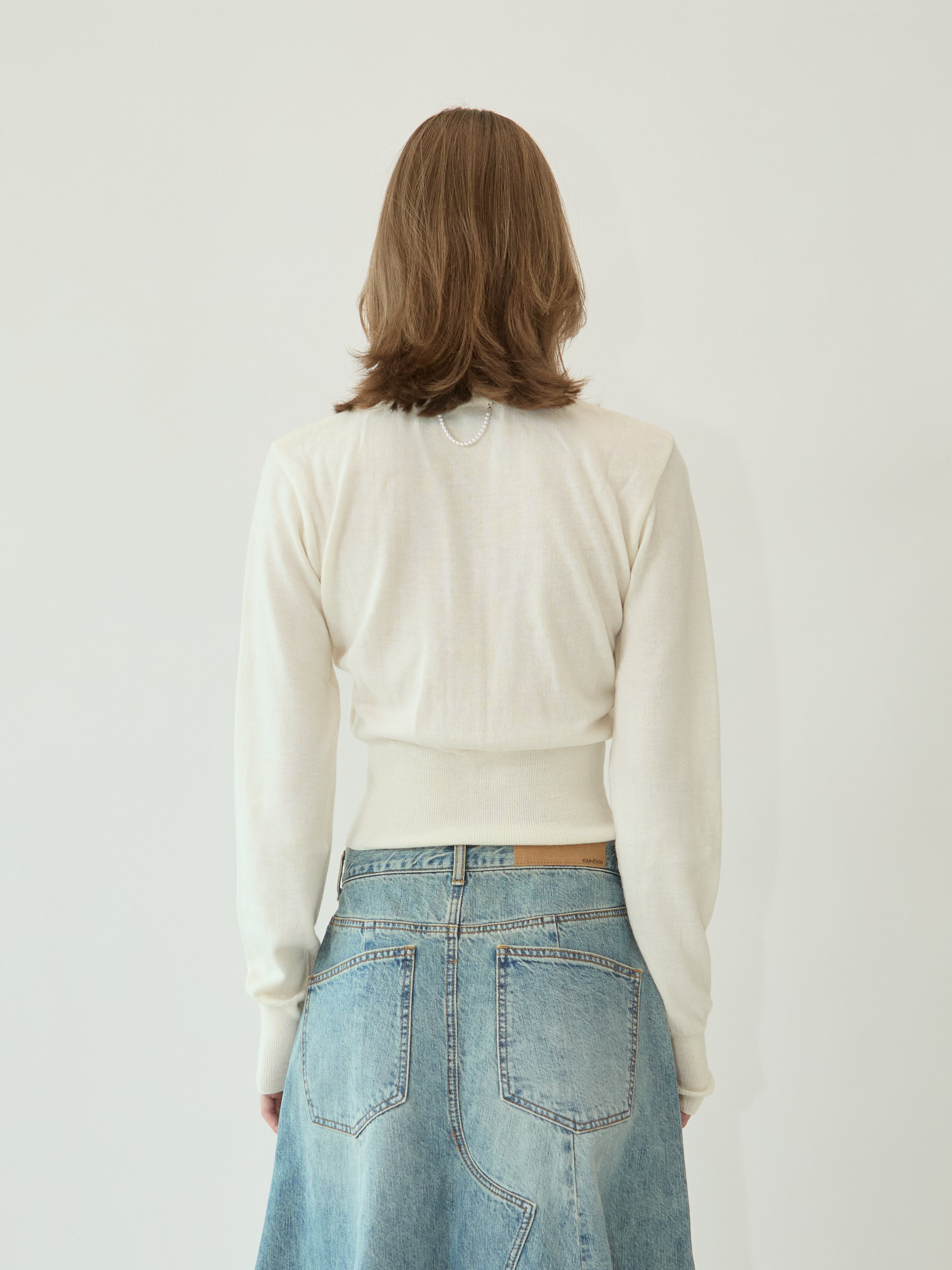 Kimhe Kim - Ella Cardigan (Ivory) product image 5 | TRAB K-Fashion Australia