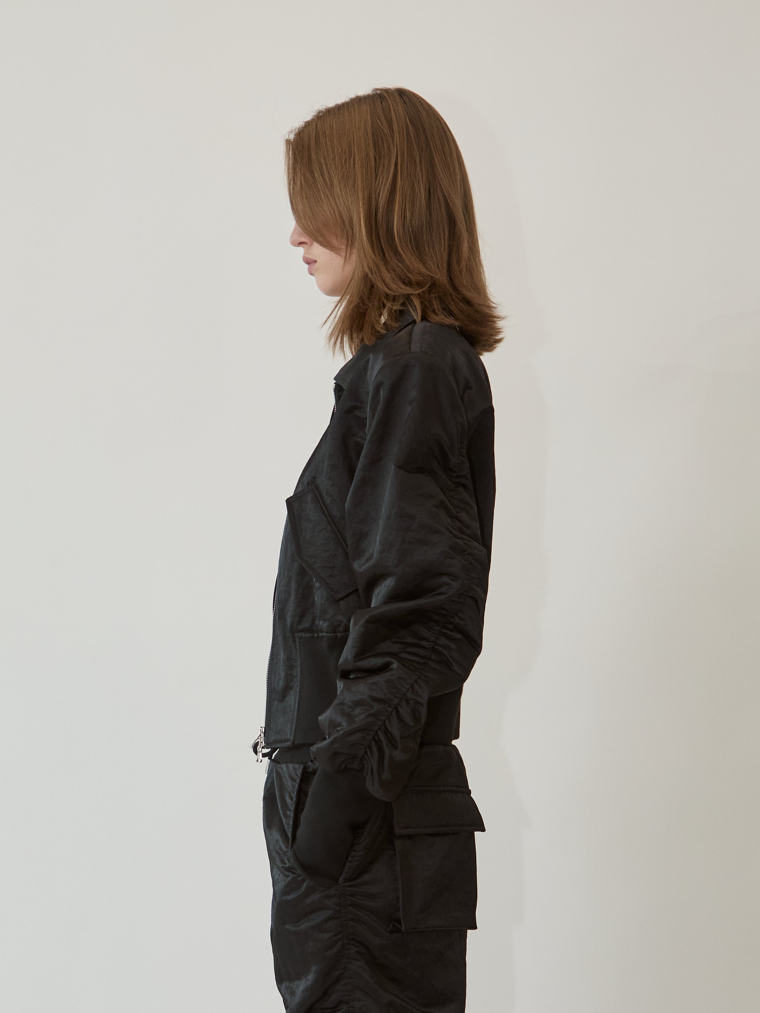 Kimhe Kim - Avril Bomber Jacket (Black) product image 4 | TRAB K-Fashion Australia