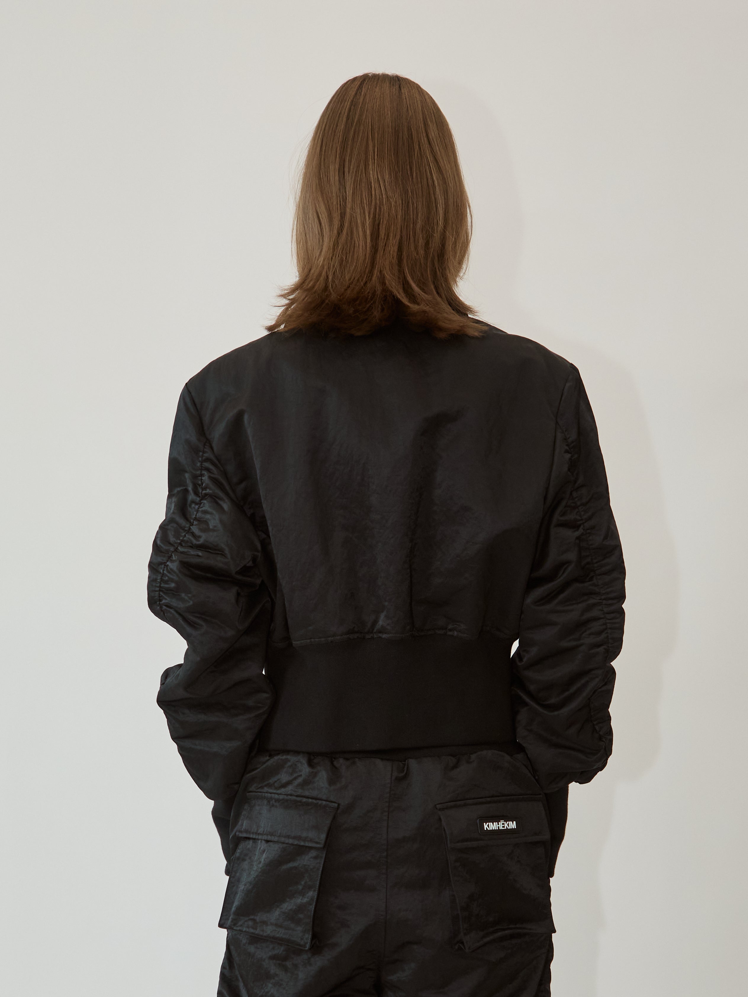 Kimhe Kim - Avril Bomber Jacket (Black) product image 5 | TRAB K-Fashion Australia