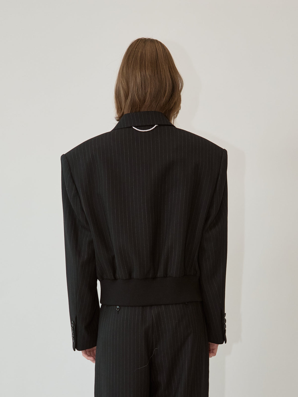 Kimhe Kim - Alex Striped Jacket (Black) product image 5 | TRAB K-Fashion Australia
