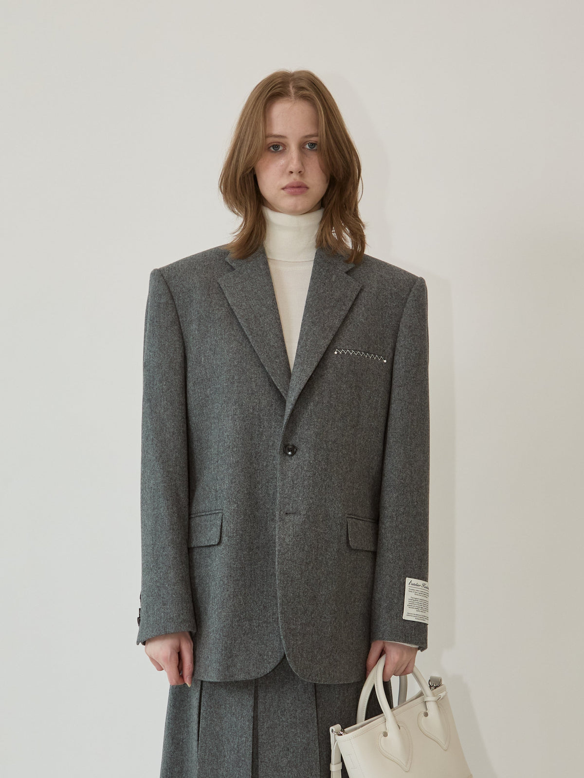 Kimhe Kim - Daniel Jacket (Grey) product image 2 | TRAB K-Fashion Australia