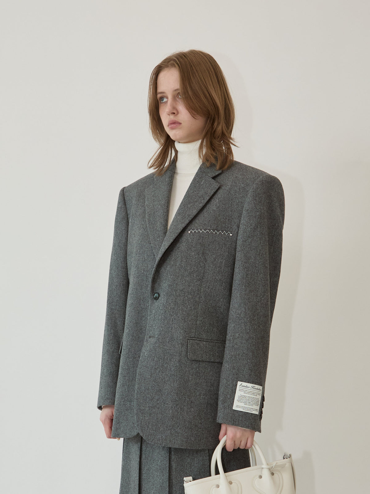 Kimhe Kim - Daniel Jacket (Grey) product image 3 | TRAB K-Fashion Australia