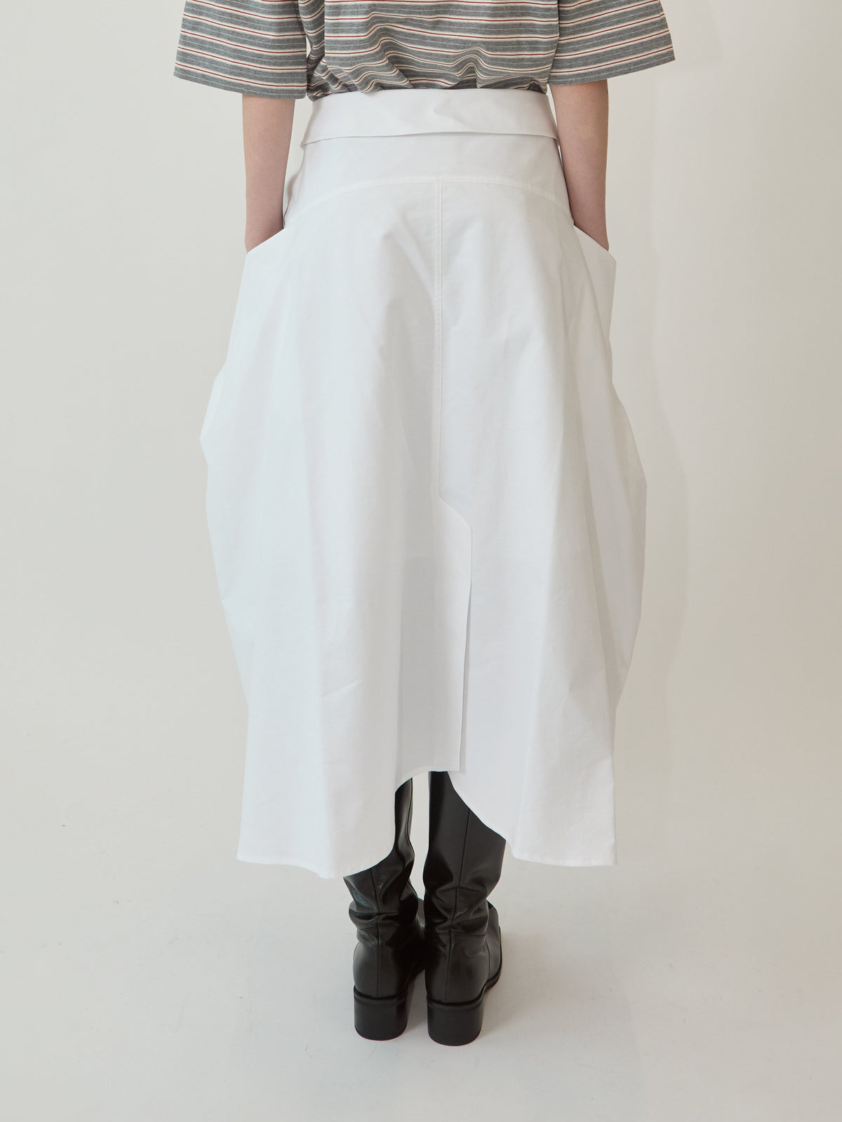 Kimhe Kim - Freja Shirt Skirt (White) product image 5 | TRAB K-Fashion Australia