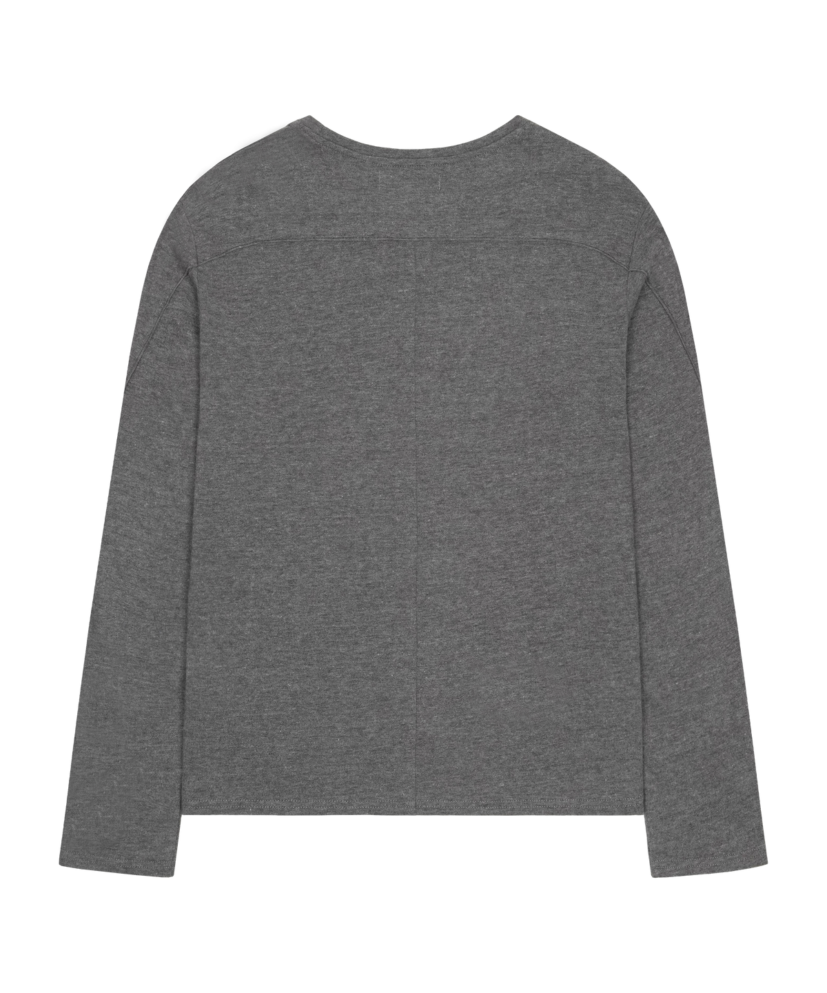 San San Gear - Piping Long Sleeve (Melange Grey) product image 2 | TRAB K-Fashion Australia