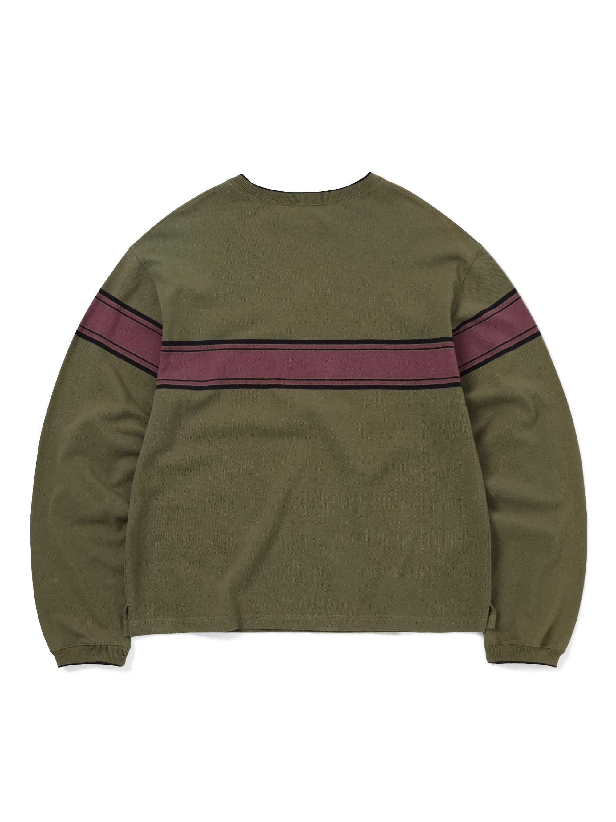 thisisneverthat - PK Line L/S Tee (Olive) product image 3 | TRAB K-Fashion Australia