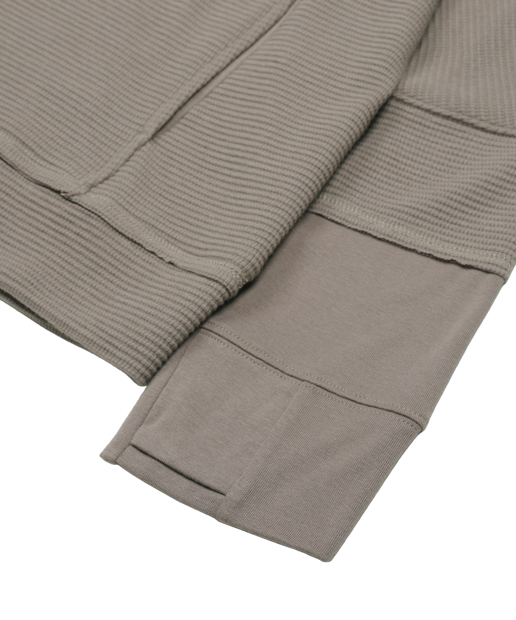 San San Gear - Plaid Hoodie (Beige) product image 5 | TRAB K-Fashion Australia