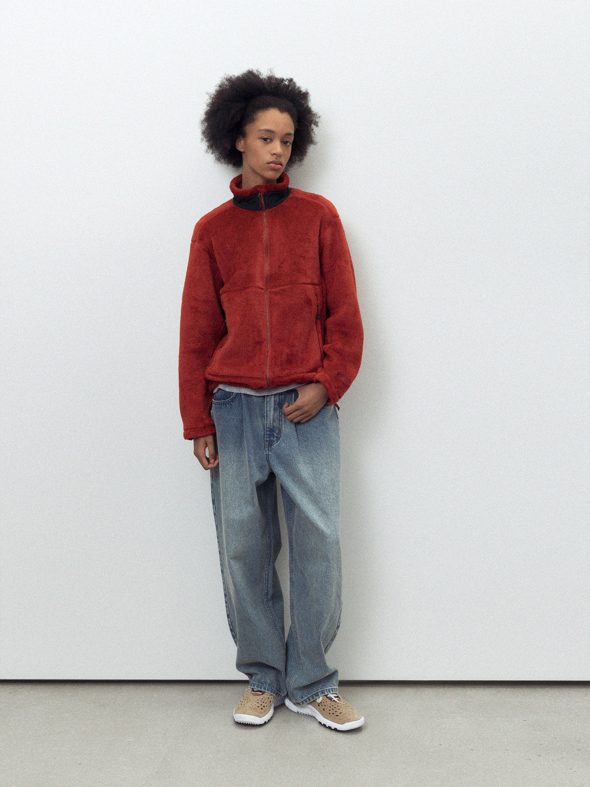 thisisneverthat - POLARTEC® High Loft Fleece Jacket (Red) product image 9 | TRAB K-Fashion Australia