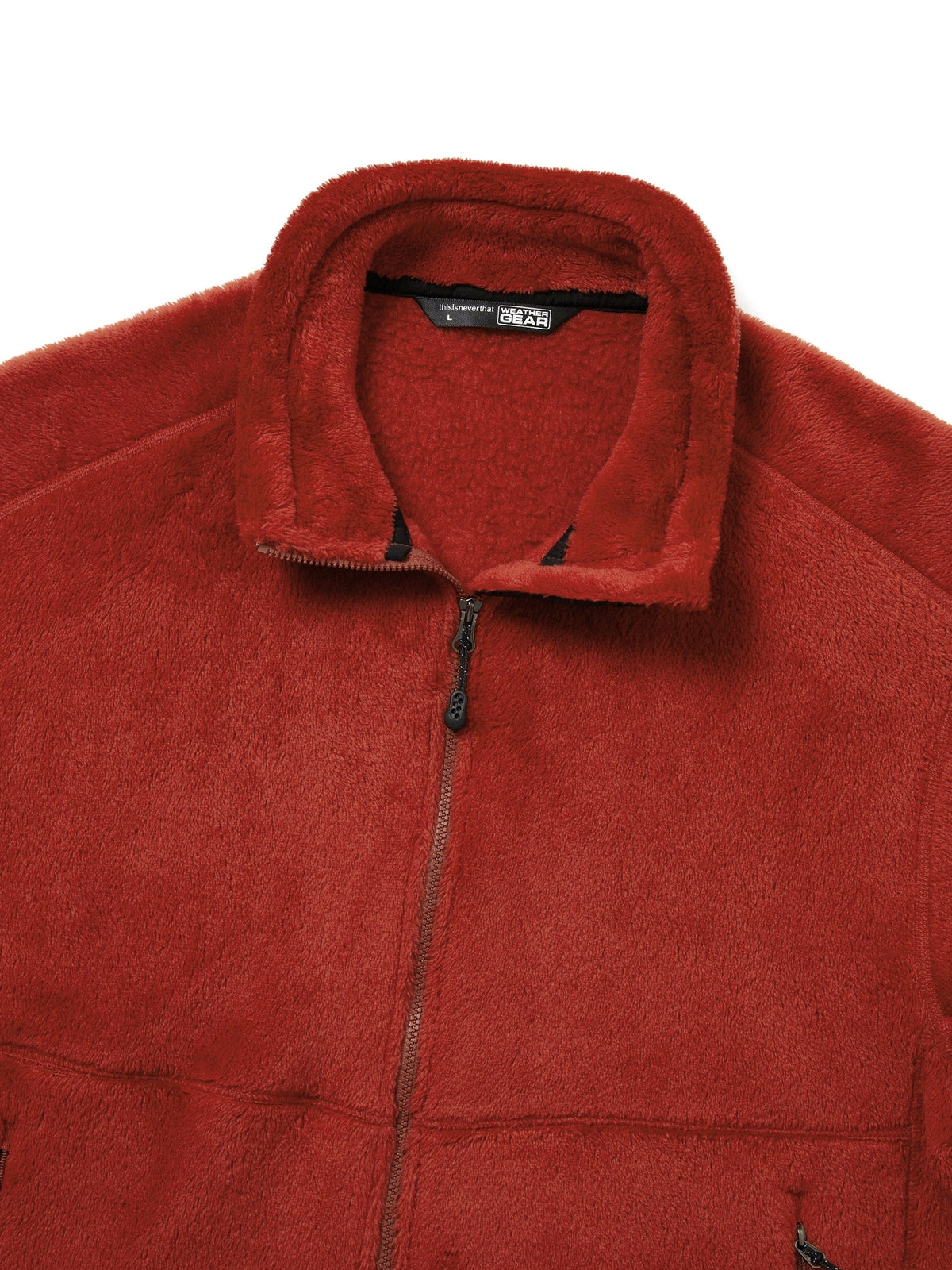 thisisneverthat - POLARTEC® High Loft Fleece Jacket (Red) product image 2 | TRAB K-Fashion Australia