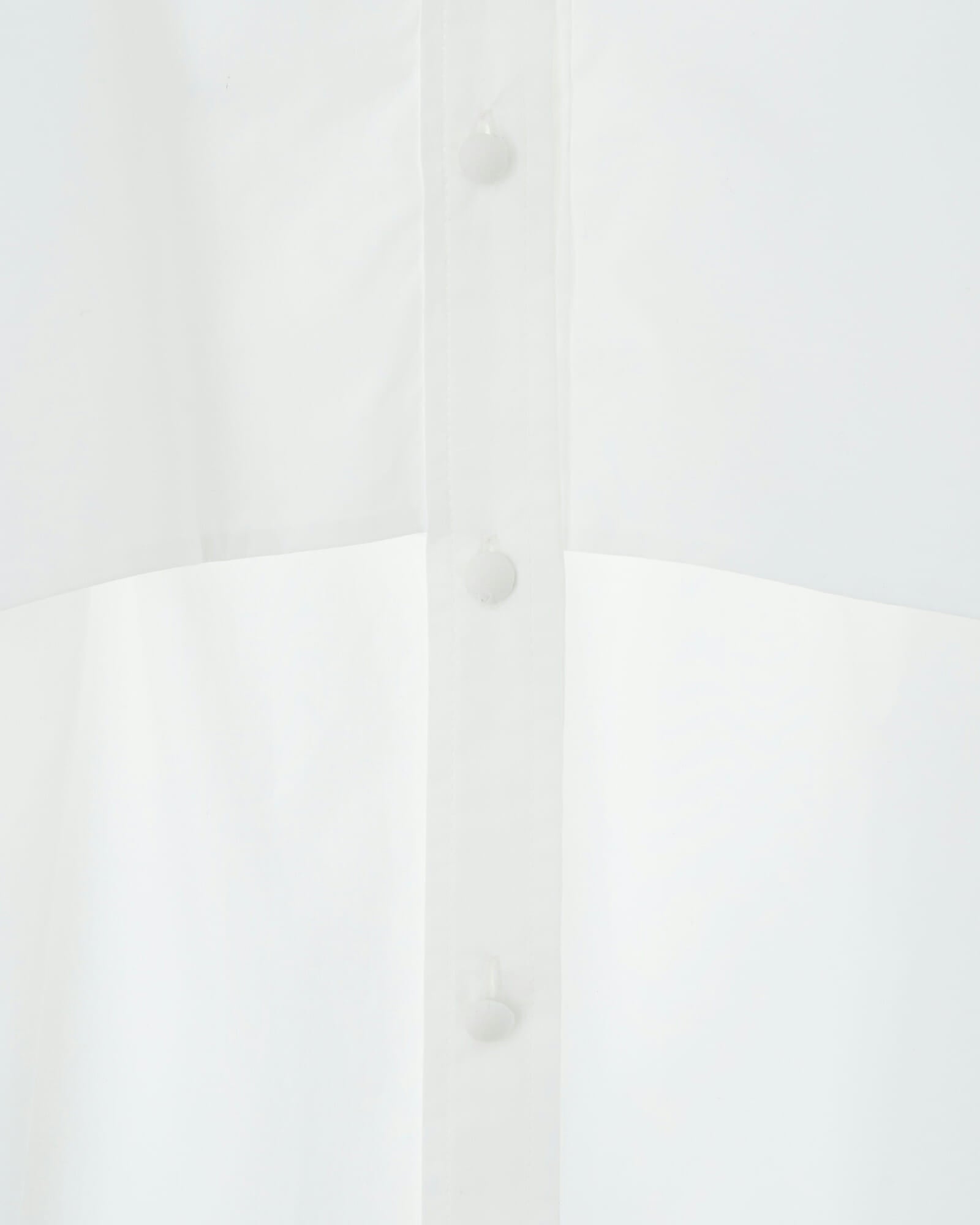 Kimhe Kim - Double Layered Cotton Shirt Dress (White) product image 9 | TRAB K-Fashion Australia