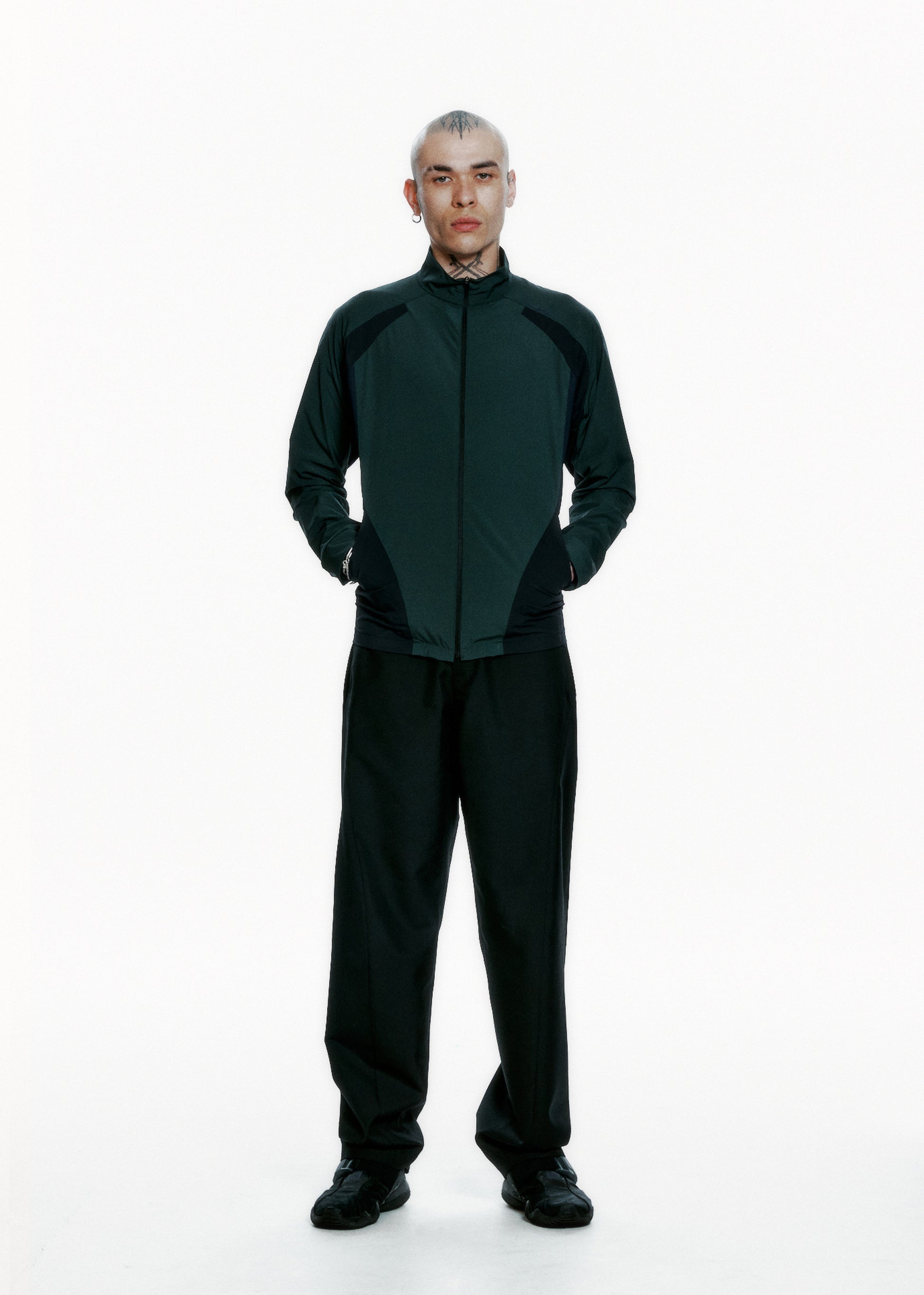 Hyein Seo - Track Zip-Up (Forest Green) product image 1 | TRAB K-Fashion Australia