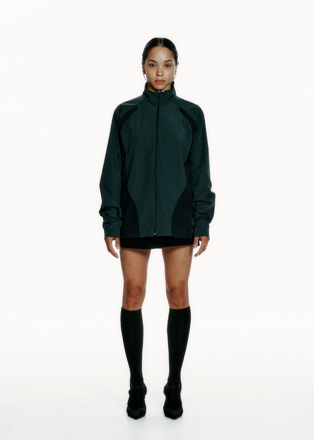 Hyein Seo - Track Zip-Up (Forest Green) product image 4 | TRAB K-Fashion Australia