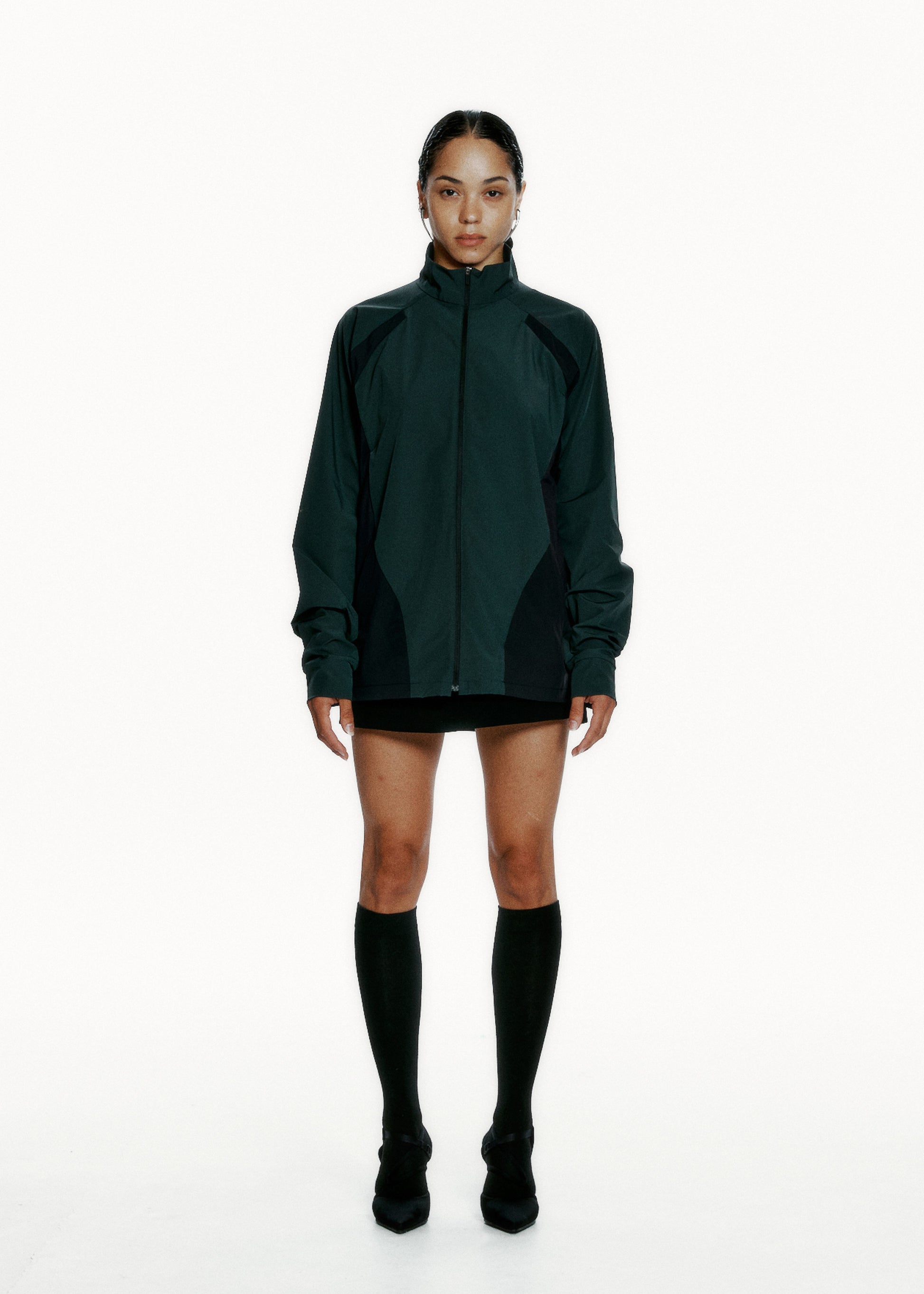 Hyein Seo - Track Zip-Up (Forest Green) product image 4 | TRAB K-Fashion Australia