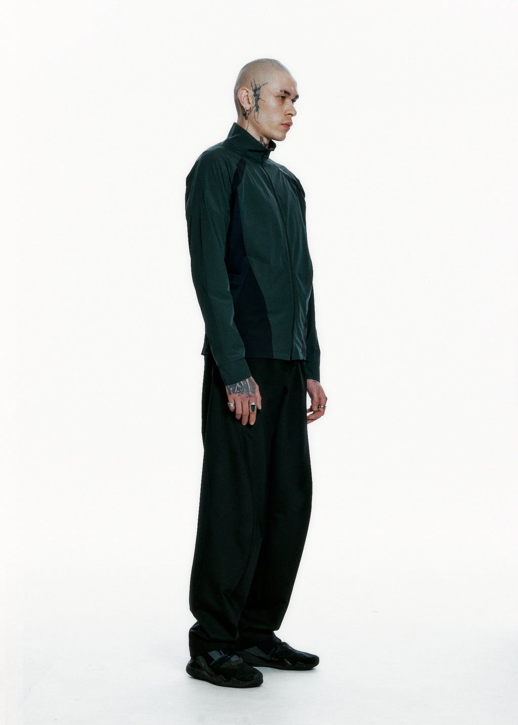 Hyein Seo - Track Zip-Up (Forest Green) product image 2 | TRAB K-Fashion Australia