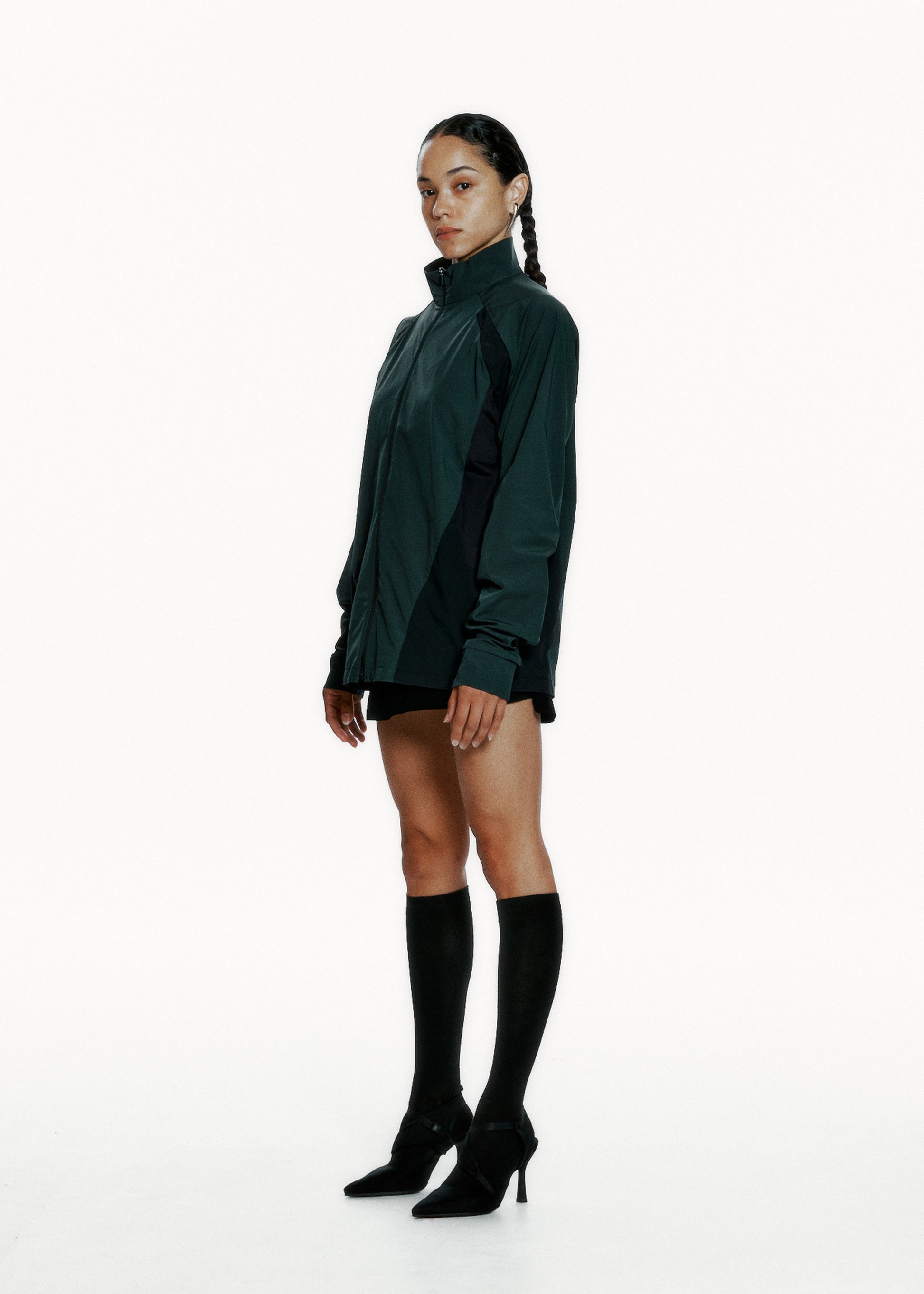 Hyein Seo - Track Zip-Up (Forest Green) product image 5 | TRAB K-Fashion Australia