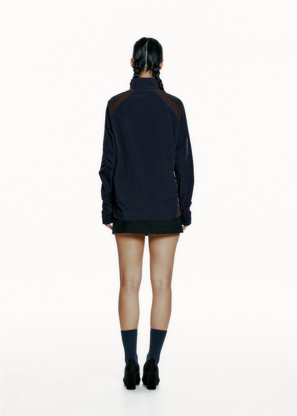 Hyein Seo - Track Zip-Up (Navy) product image 3 | TRAB K-Fashion Australia