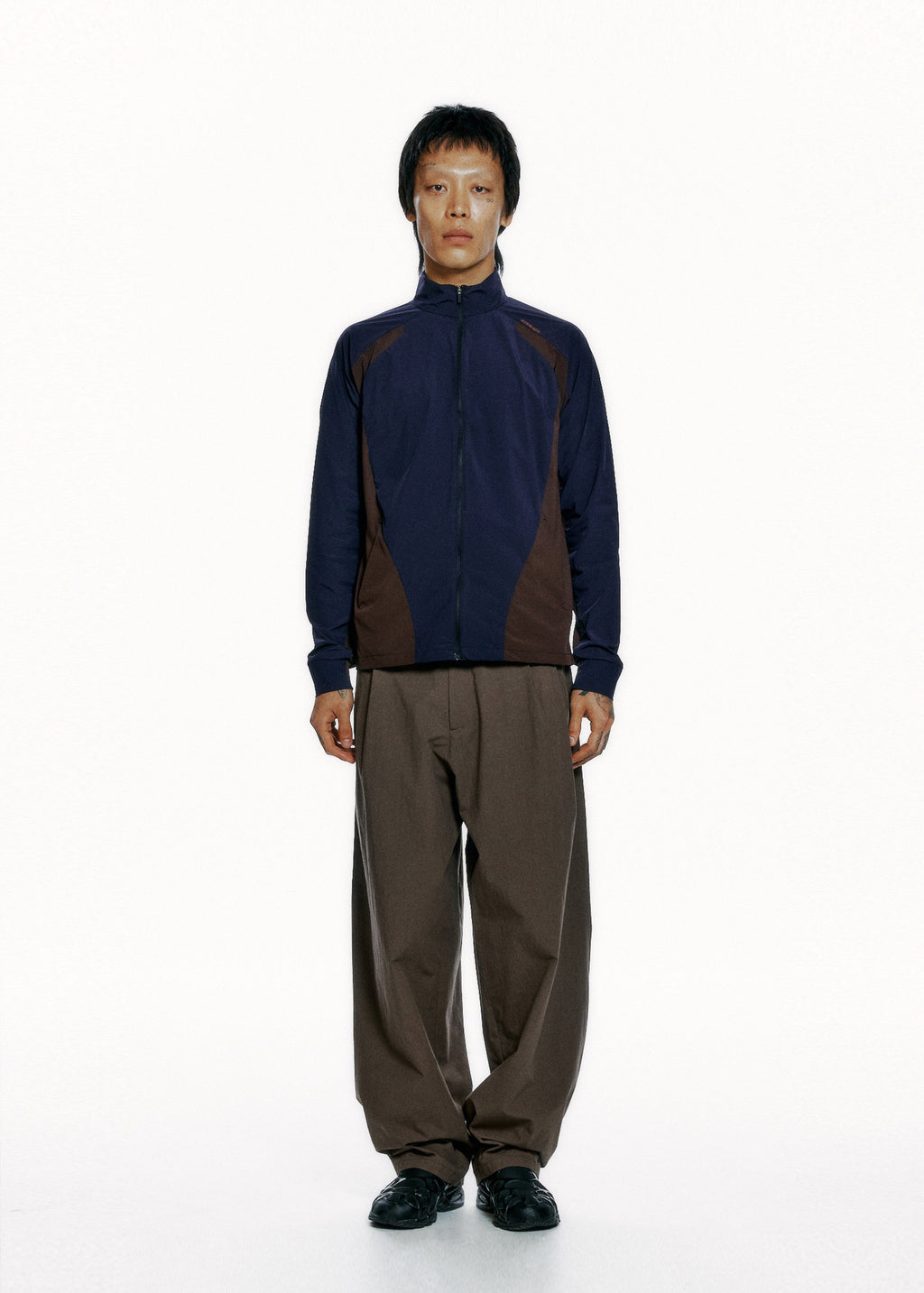 Hyein Seo - Track Zip-Up (Navy) product image 4 | TRAB K-Fashion Australia