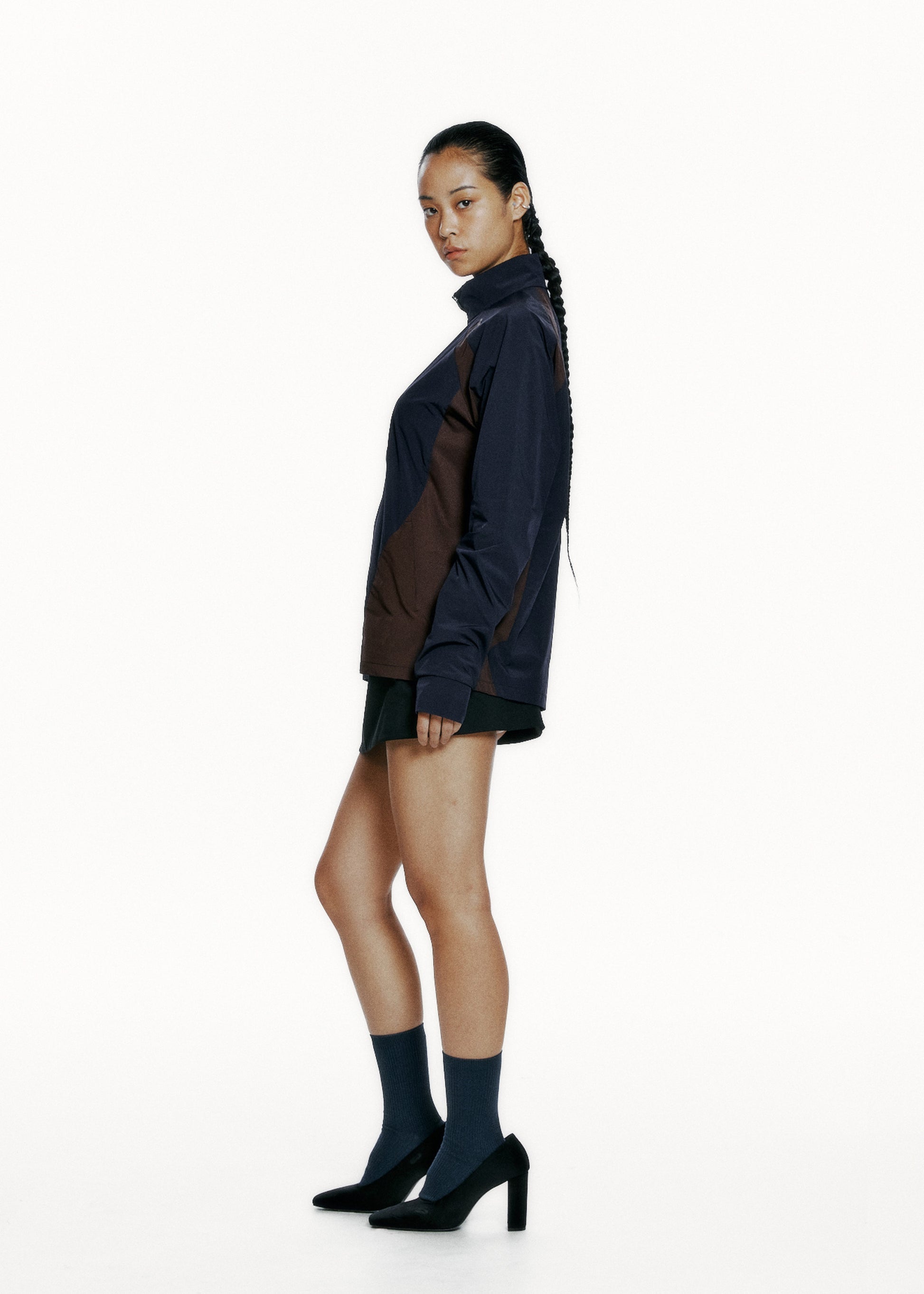 Hyein Seo - Track Zip-Up (Navy) product image 2 | TRAB K-Fashion Australia