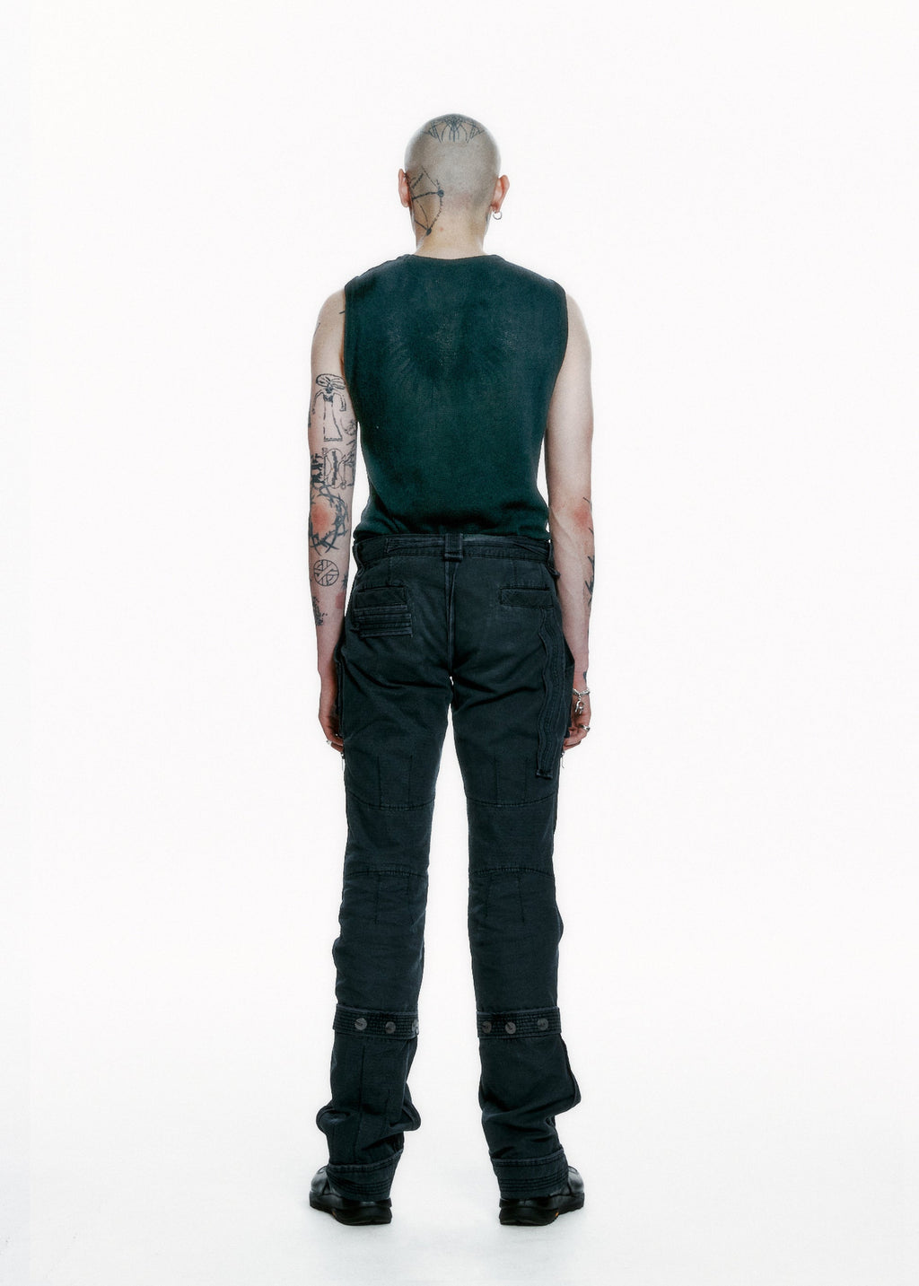 Hyein Seo - Twined Knit Sleeveless (Forest Green) product image 3 | TRAB K-Fashion Australia