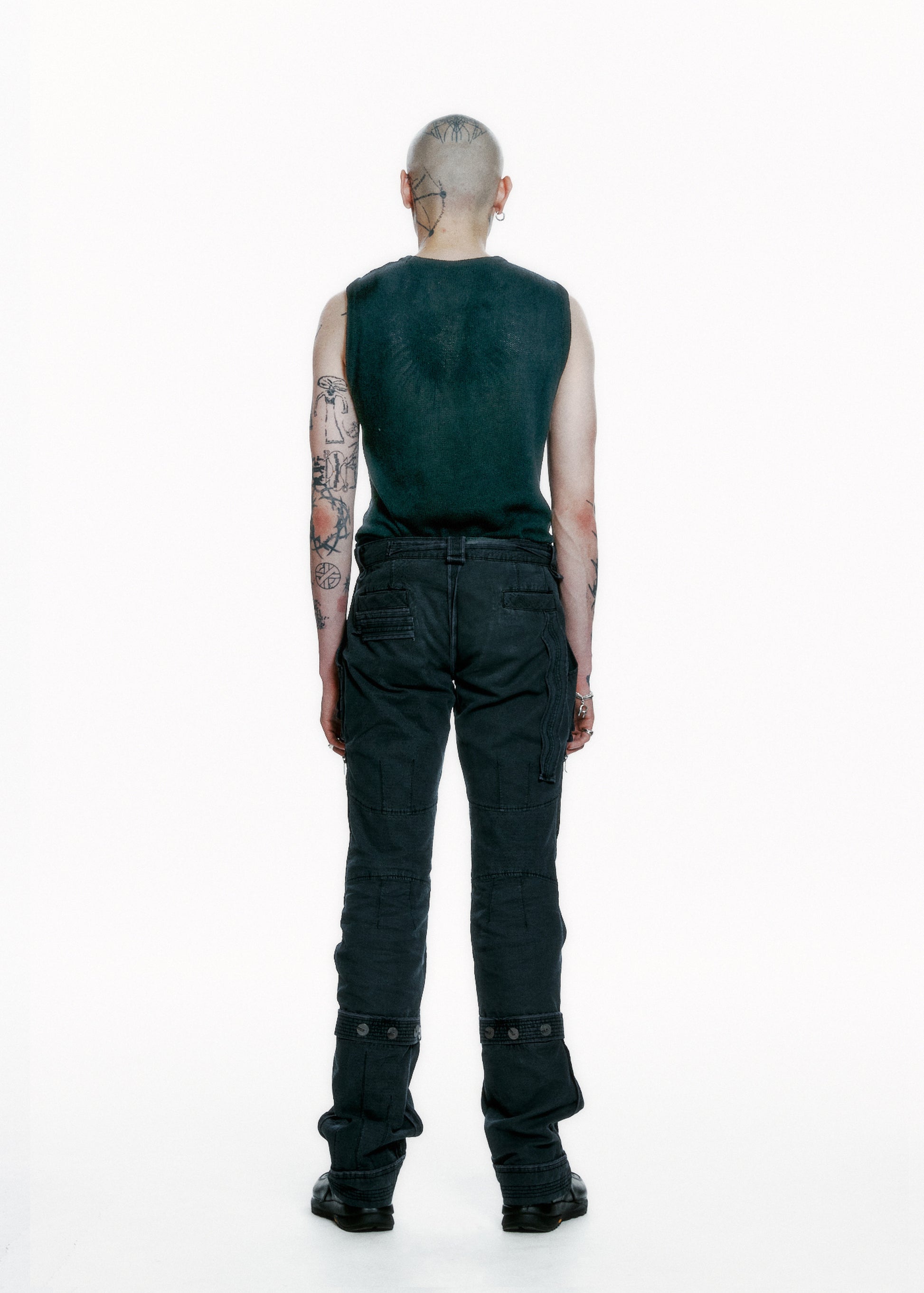 Hyein Seo - Twined Knit Sleeveless (Forest Green) product image 3 | TRAB K-Fashion Australia