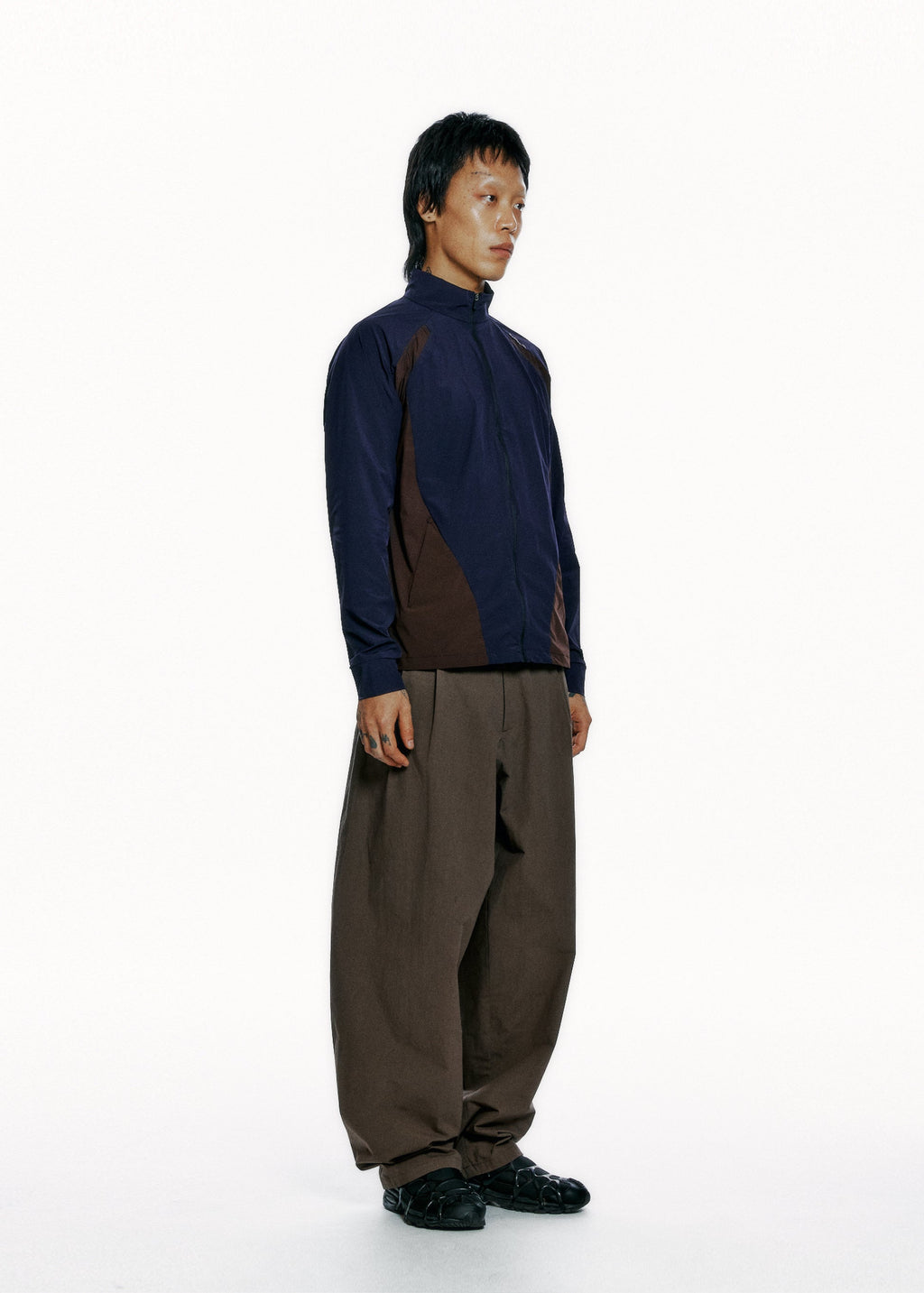 Hyein Seo - Wide Pants w/ Beaded Belt (Brown) product image 1 | TRAB K-Fashion Australia