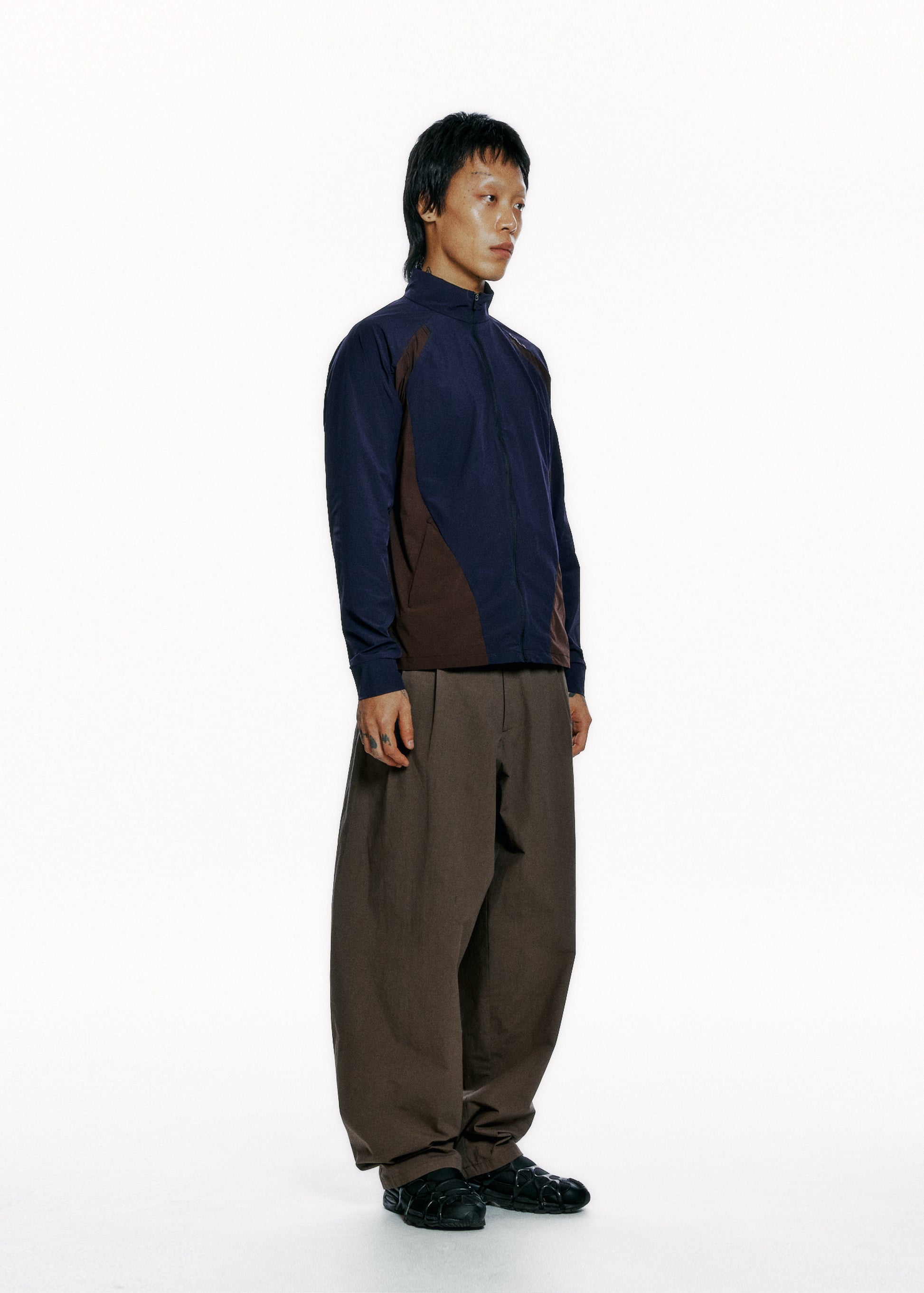 Hyein Seo - Wide Pants w/ Beaded Belt (Brown) product image 1 | TRAB K-Fashion Australia