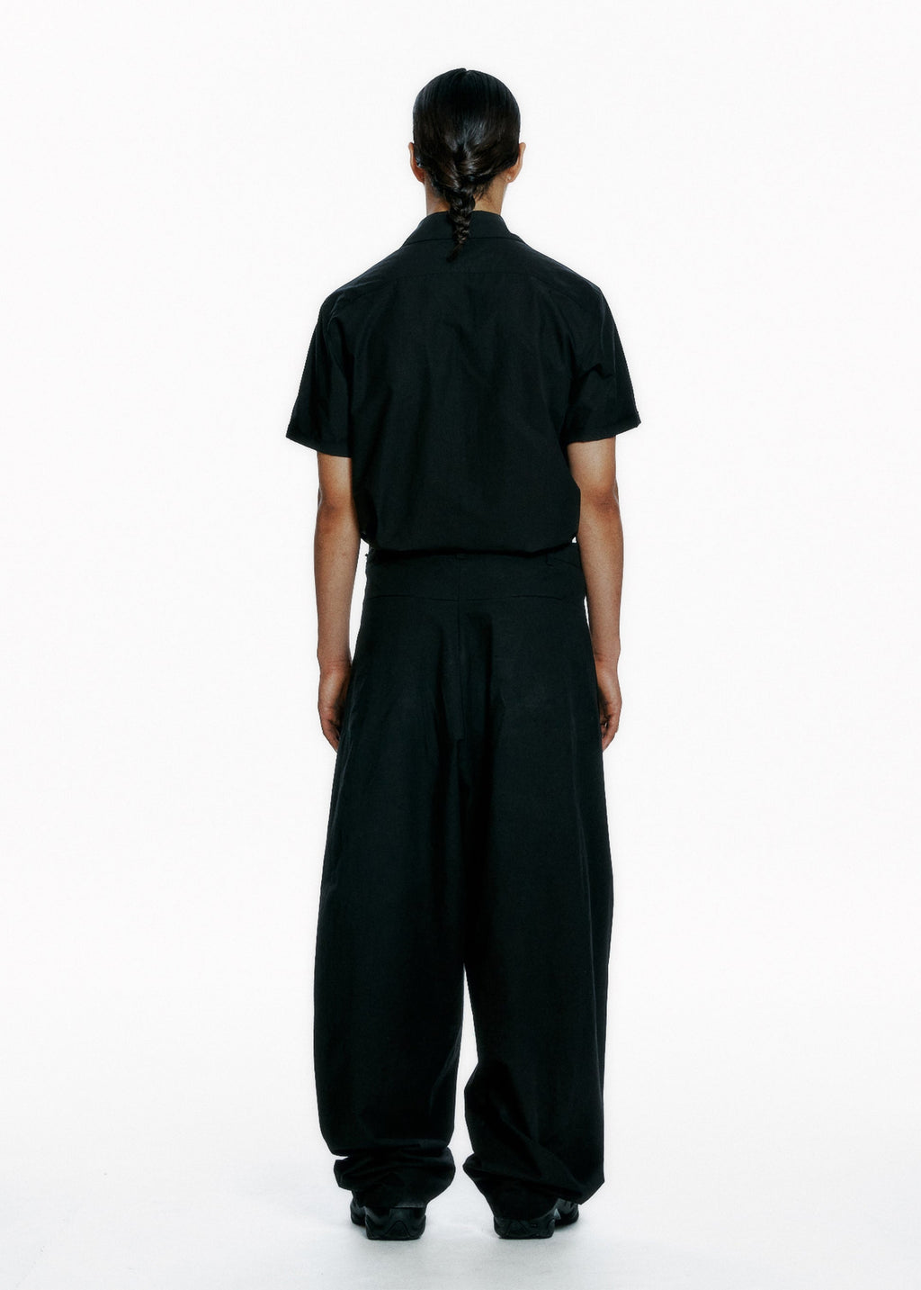 Hyein Seo - Wide Pants w/ Beaded Belt (Black) product image 3 | TRAB K-Fashion Australia