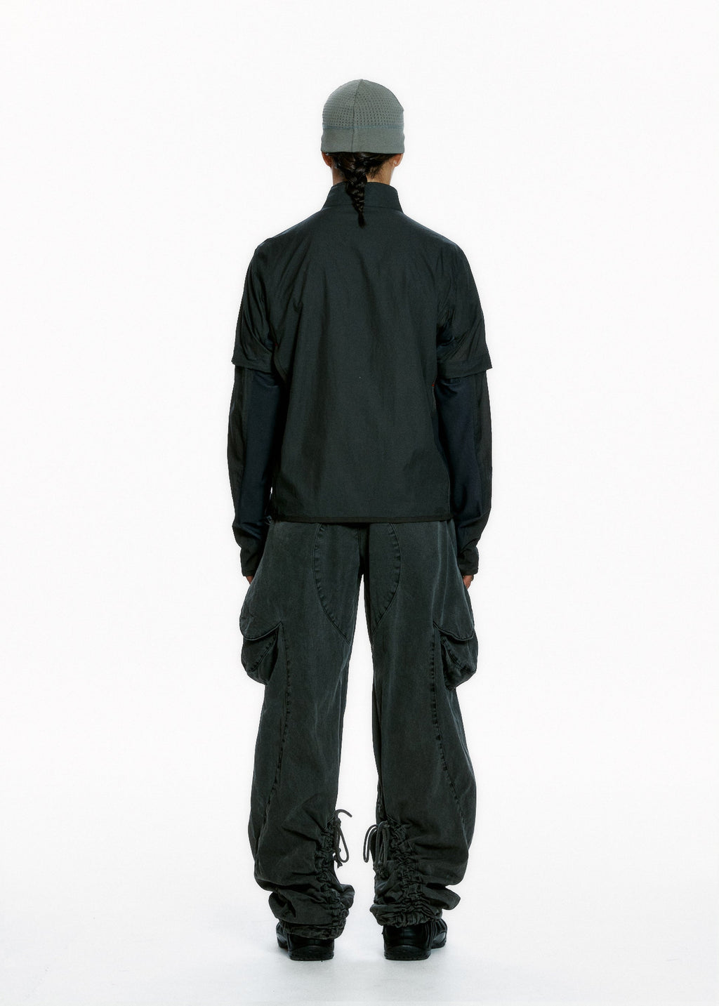 Hyein Seo - Dyed Cargo Pants (Dark Grey) product image 9 | TRAB K-Fashion Australia