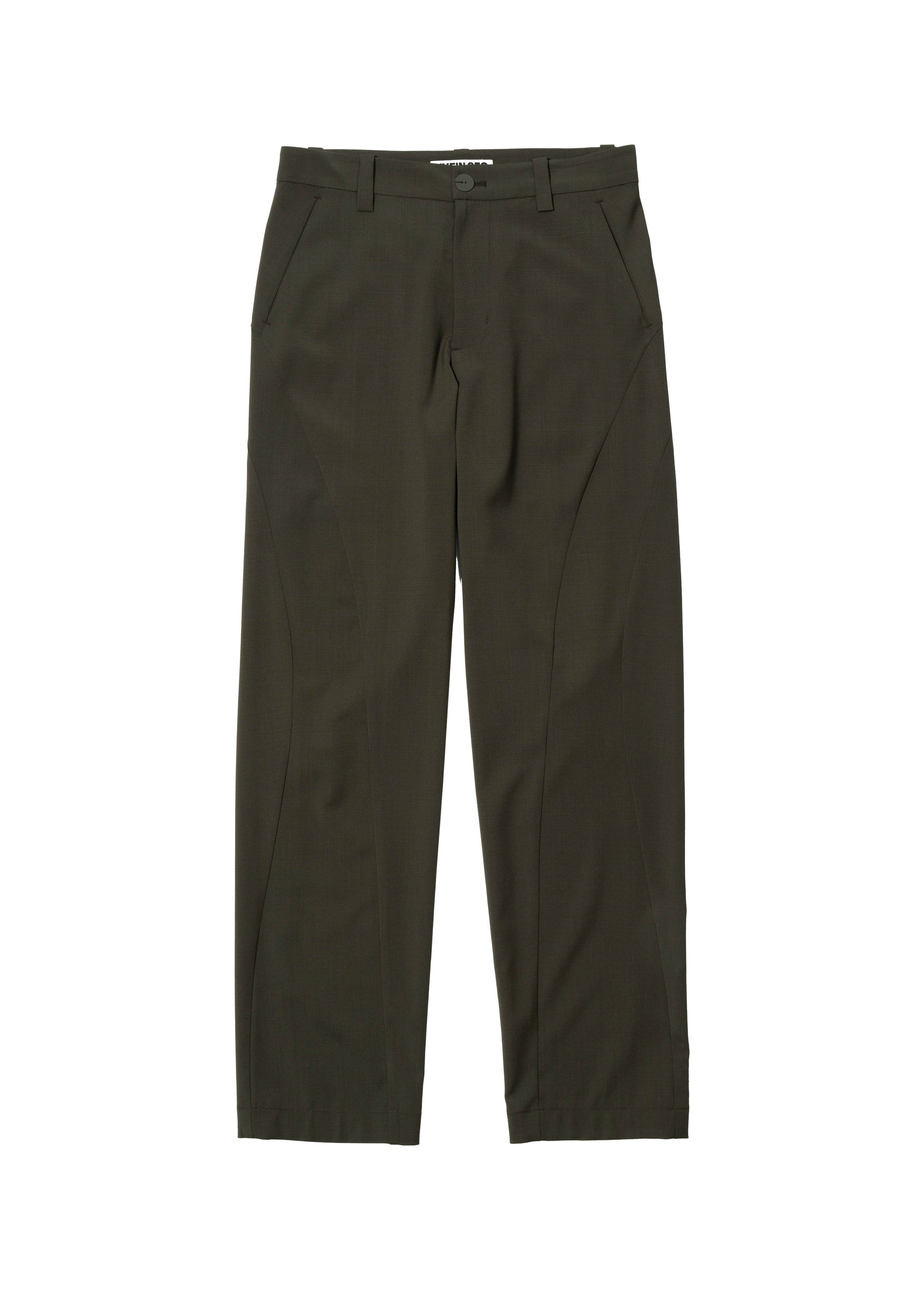 Hyein Seo - Bent Trouser (Khaki Brown) product image 6 | TRAB K-Fashion Australia