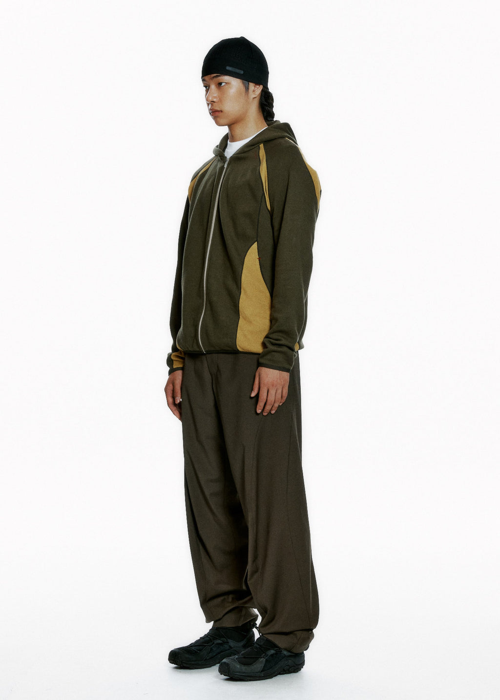 Hyein Seo - Bent Trouser (Khaki Brown) product image 4 | TRAB K-Fashion Australia