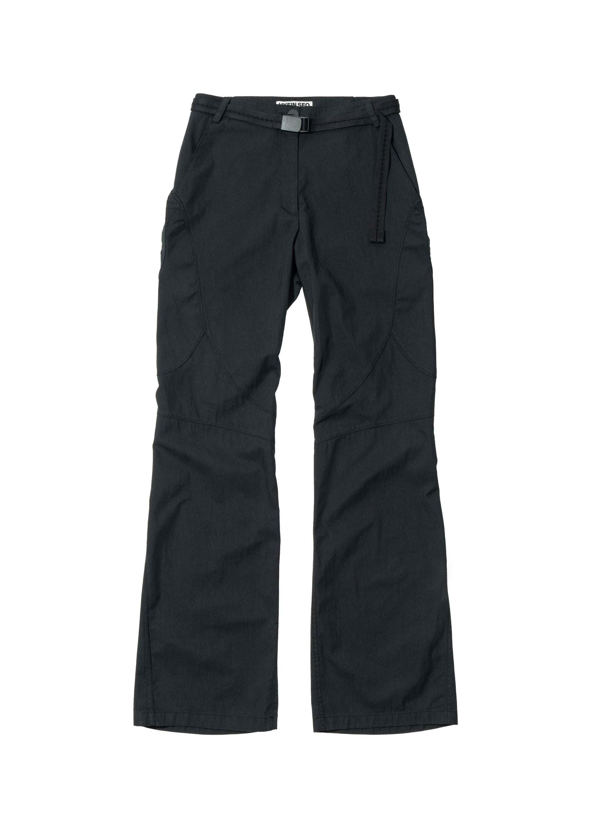 Hyein Seo - Low-Rise Pants w/ Belt (Black) product image 1 | TRAB K-Fashion Australia