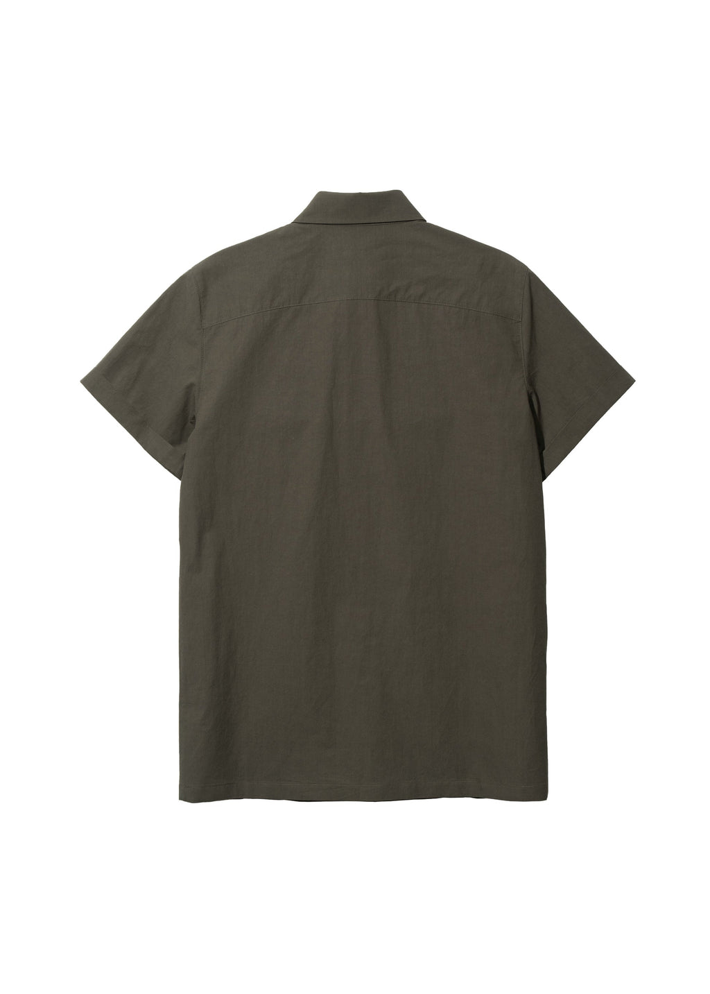 Hyein Seo - Short Sleeve Shirt w/ Pin (Khaki Brown) product image 2 | TRAB K-Fashion Australia