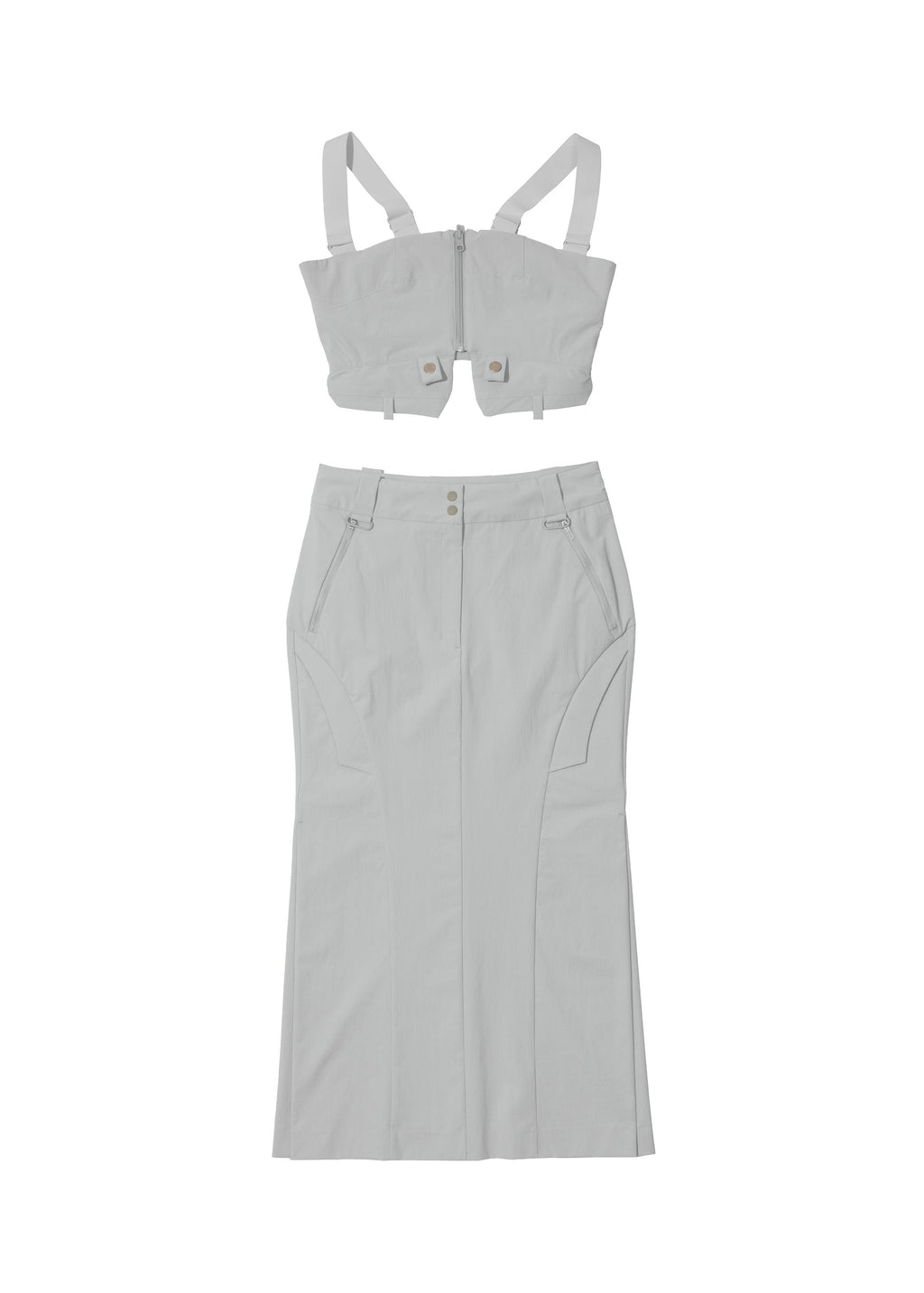 Hyein Seo - Cargo Skirt (Fog Grey) product image 9 | TRAB K-Fashion Australia