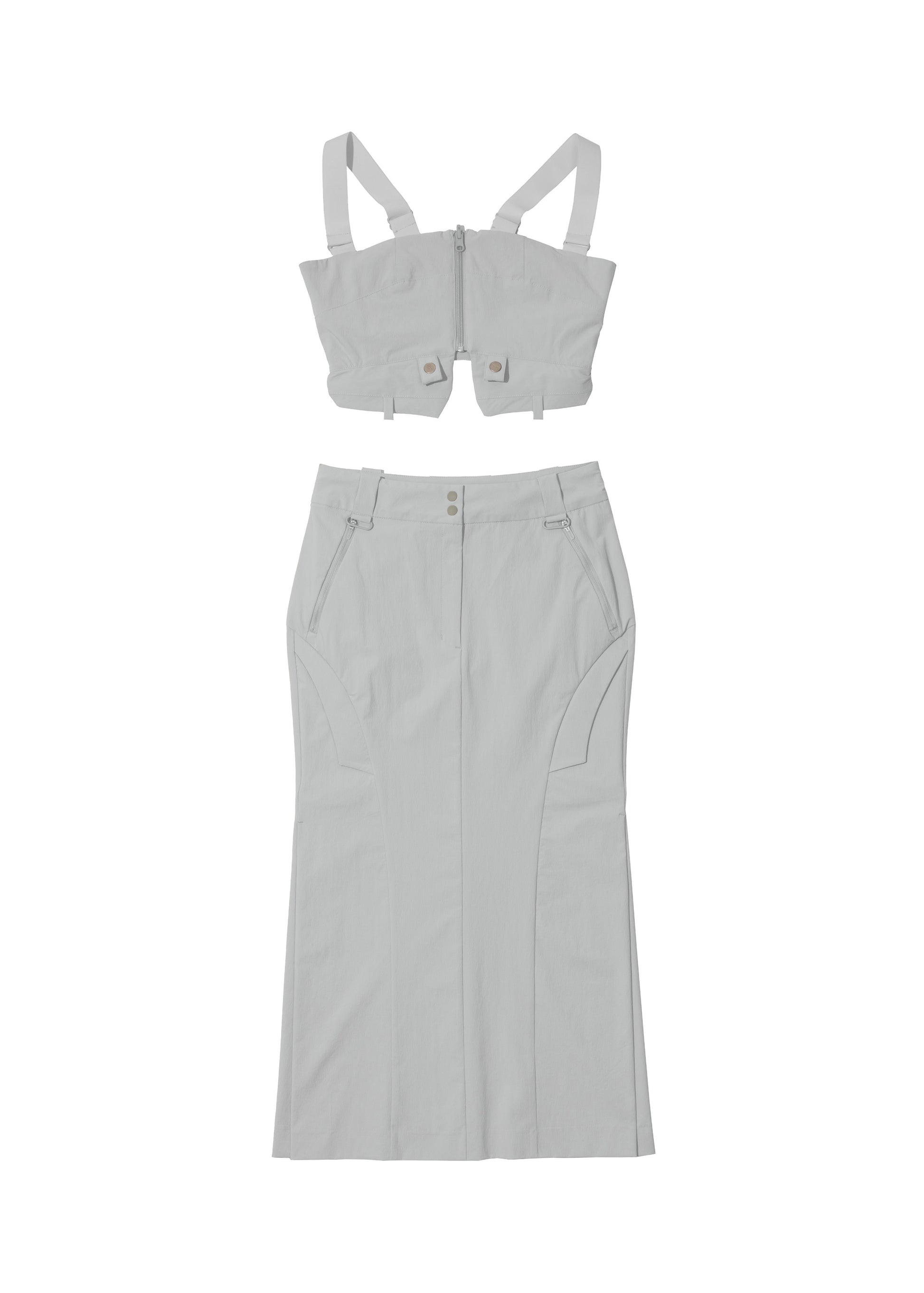 Hyein Seo - Cargo Skirt (Fog Grey) product image 9 | TRAB K-Fashion Australia