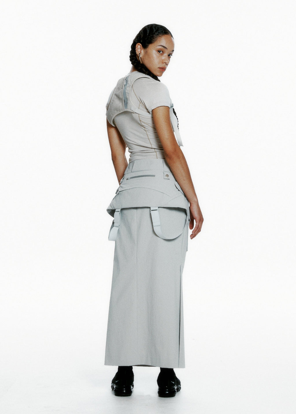 Hyein Seo - Cargo Skirt (Fog Grey) product image 6 | TRAB K-Fashion Australia